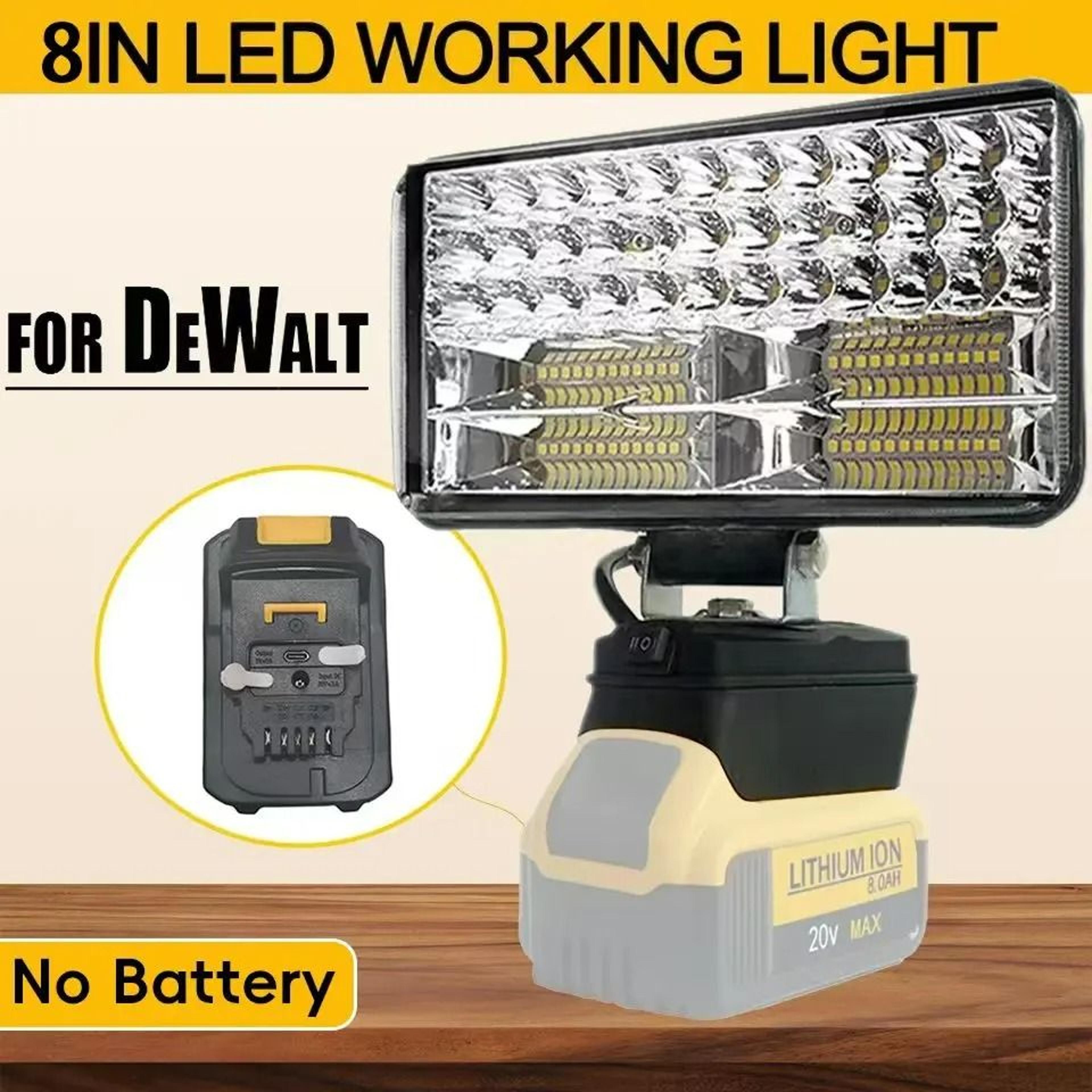 dewalt compatible cordless outdoor work light & handheld spotlight