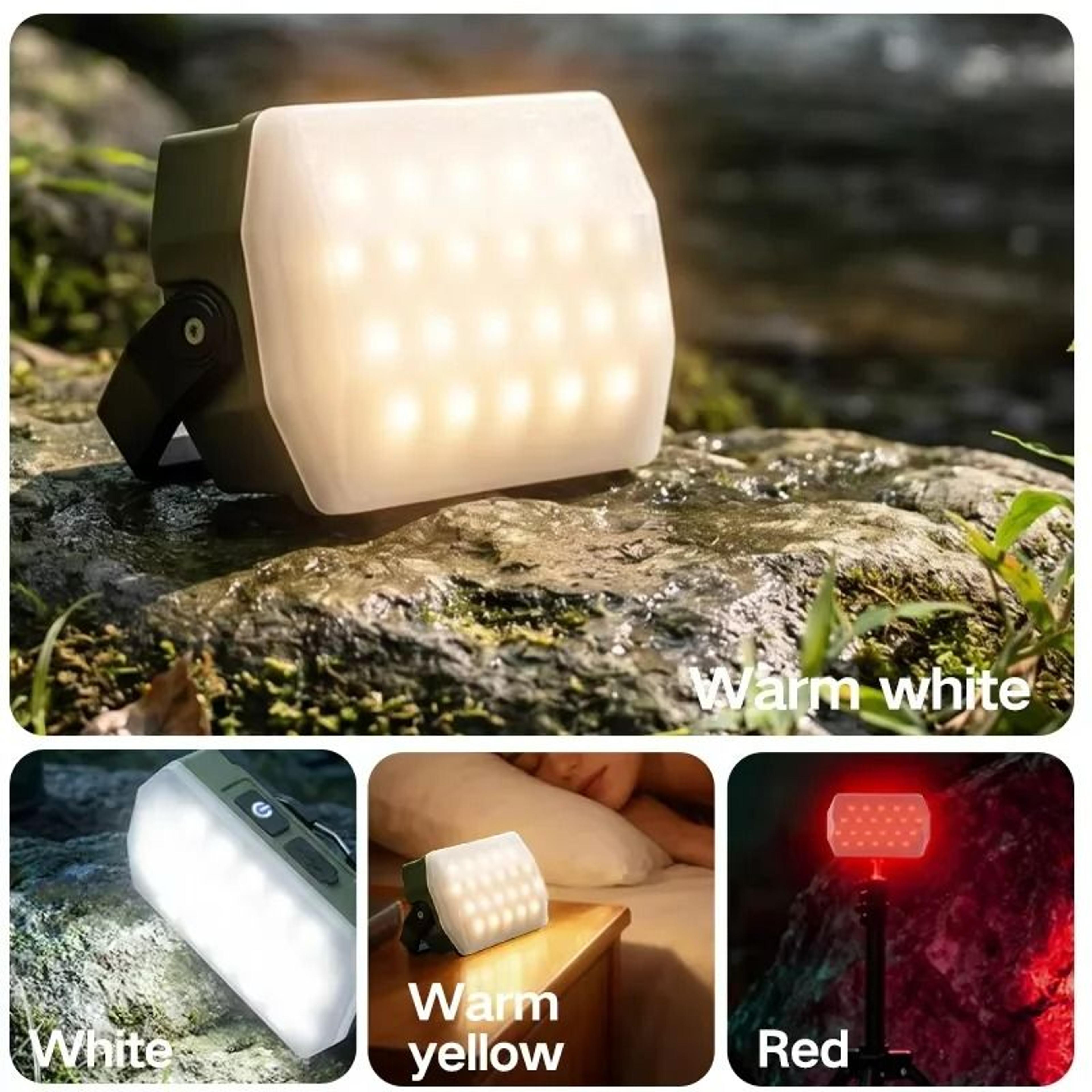 rechargeable outdoor camping light & atmosphere tent lantern