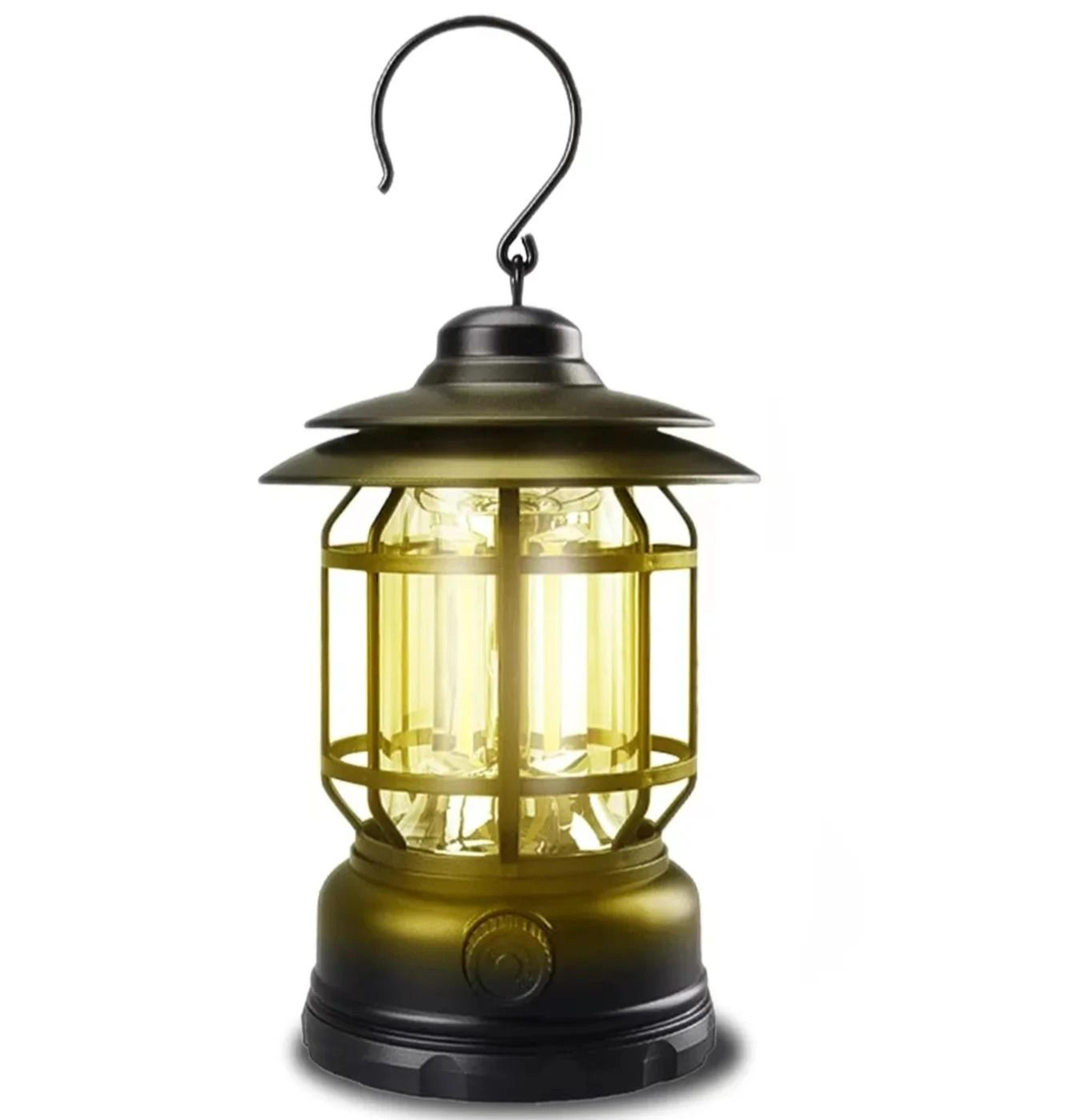 rechargeable stepless dimming cob camping lantern