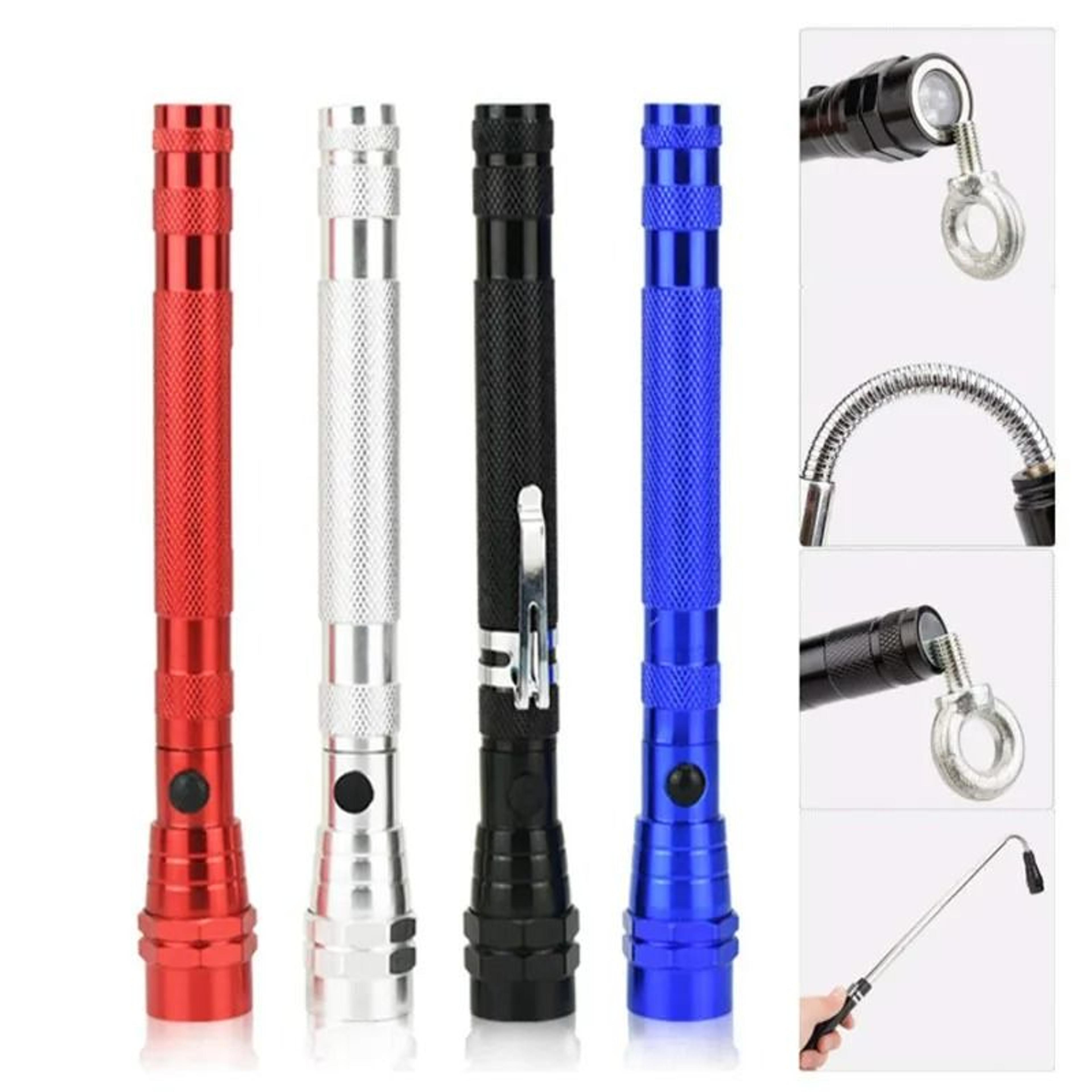 telescopic magnetic led pick-up tool & bendable work light