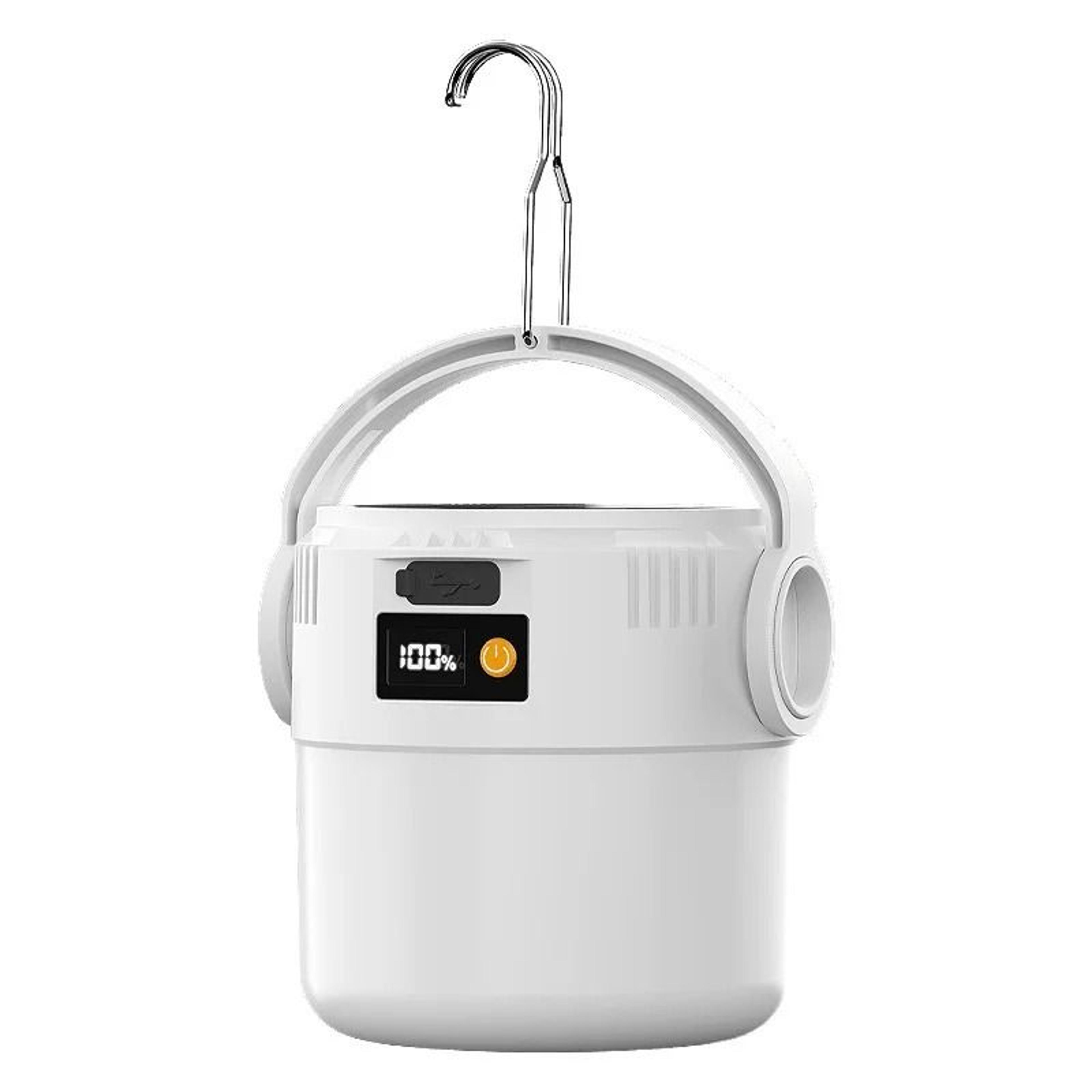 portable solar camping lantern & usb rechargeable emergency light