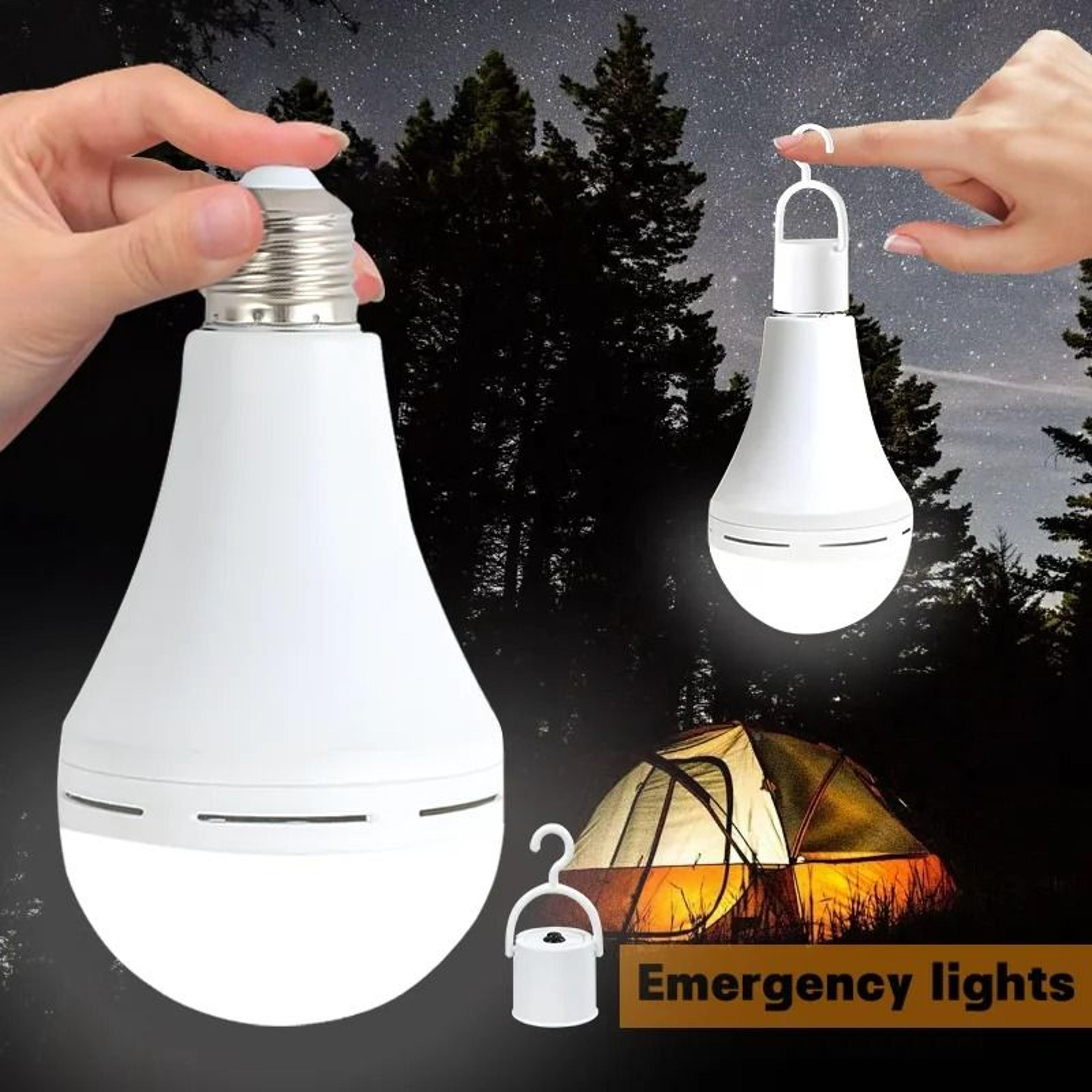 e27 rechargeable led emergency bulb & portable camping lamp