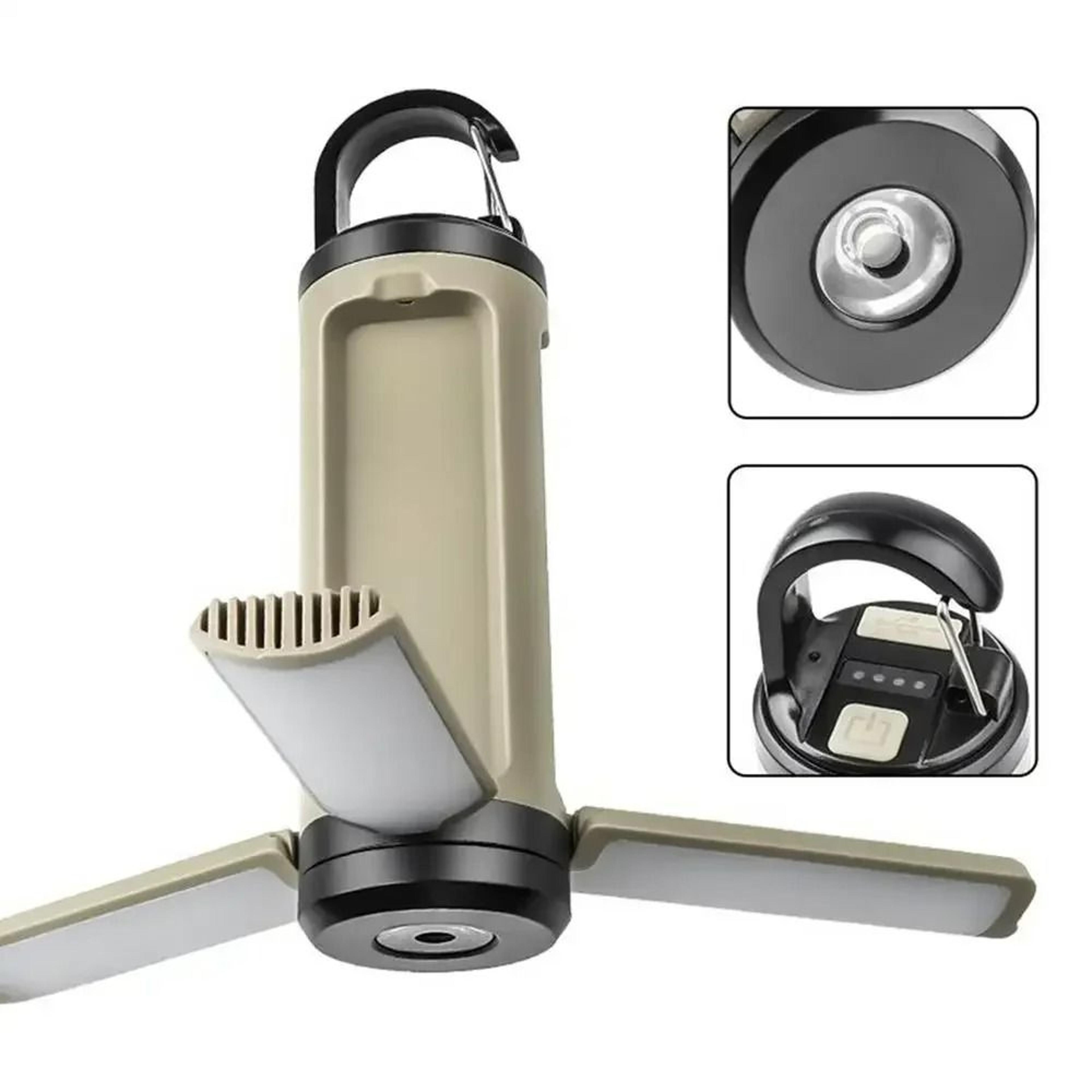 ly23 6-mode foldable camping lantern & 1200mah emergency light