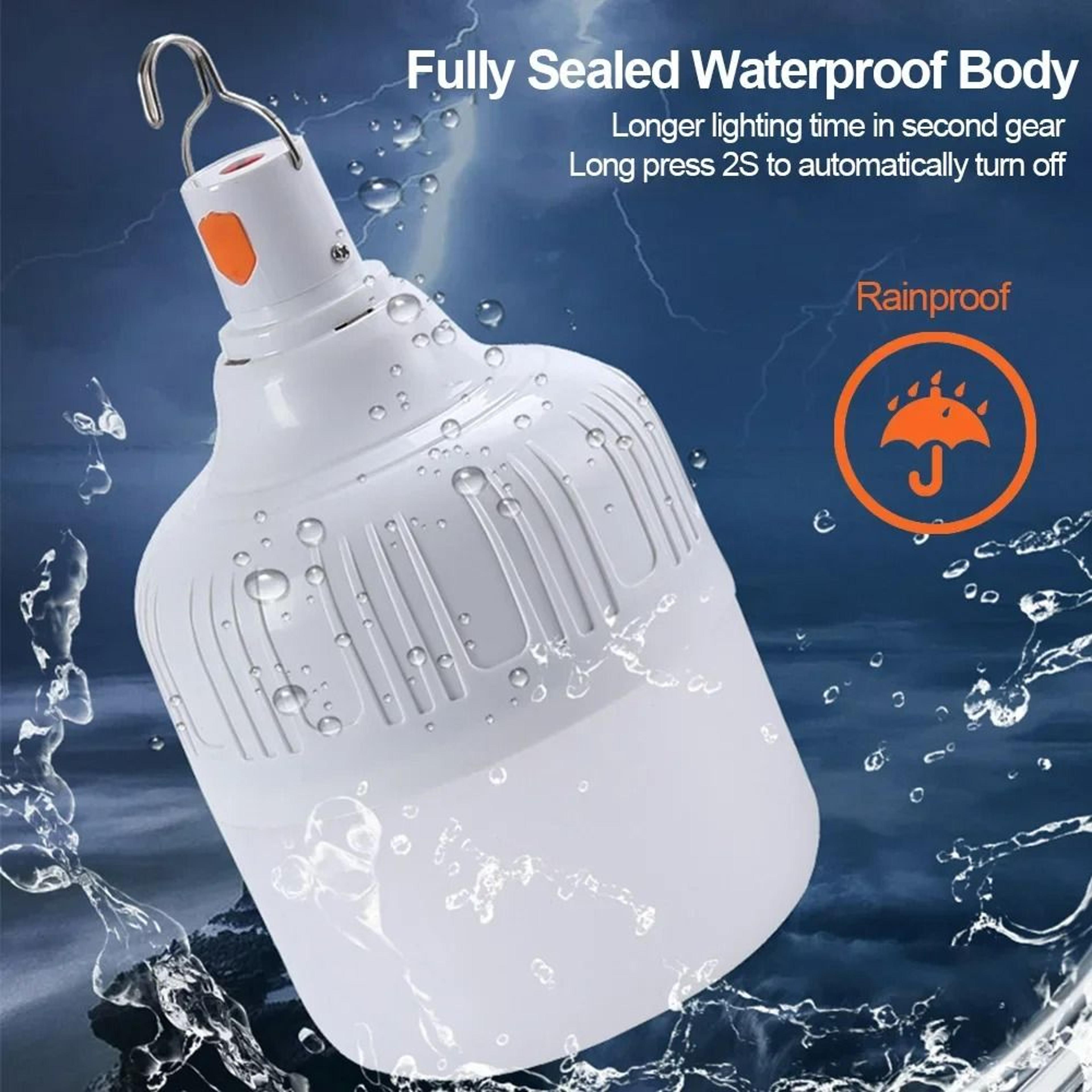 usb rechargeable hanging led camping bulb & emergency light