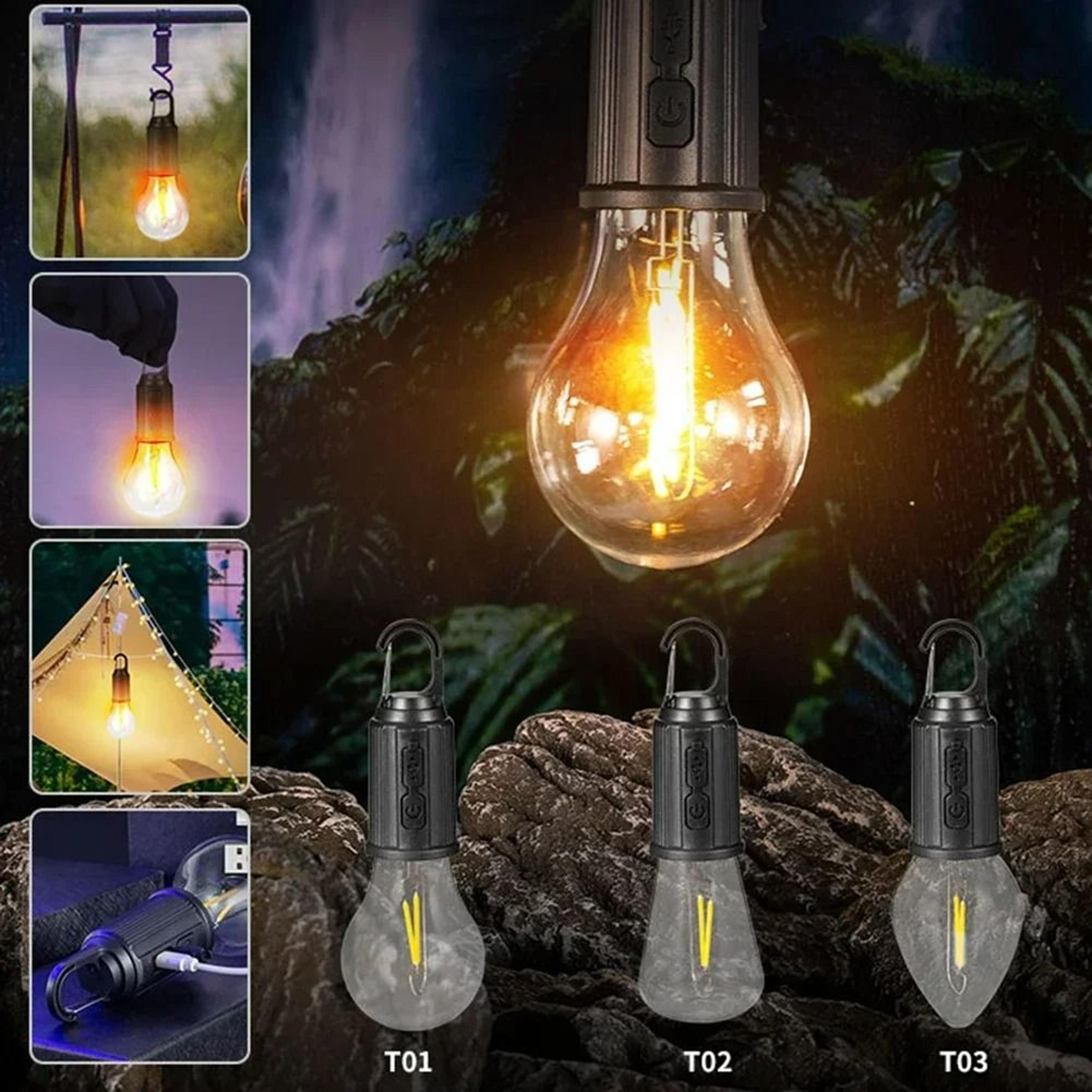 600mah usb-c rechargeable portable camping lantern
