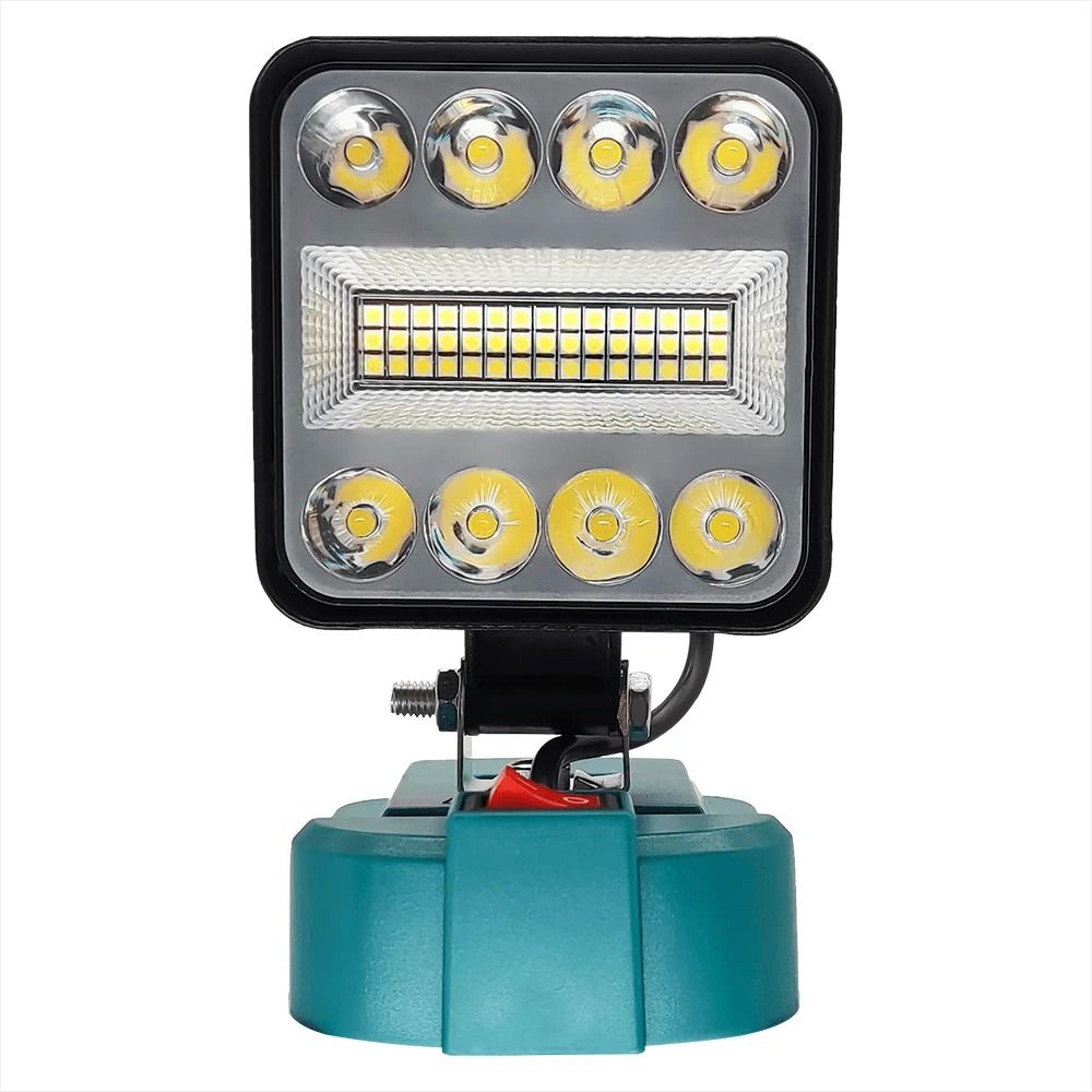 53-led 180° cordless job site spotlight & work light