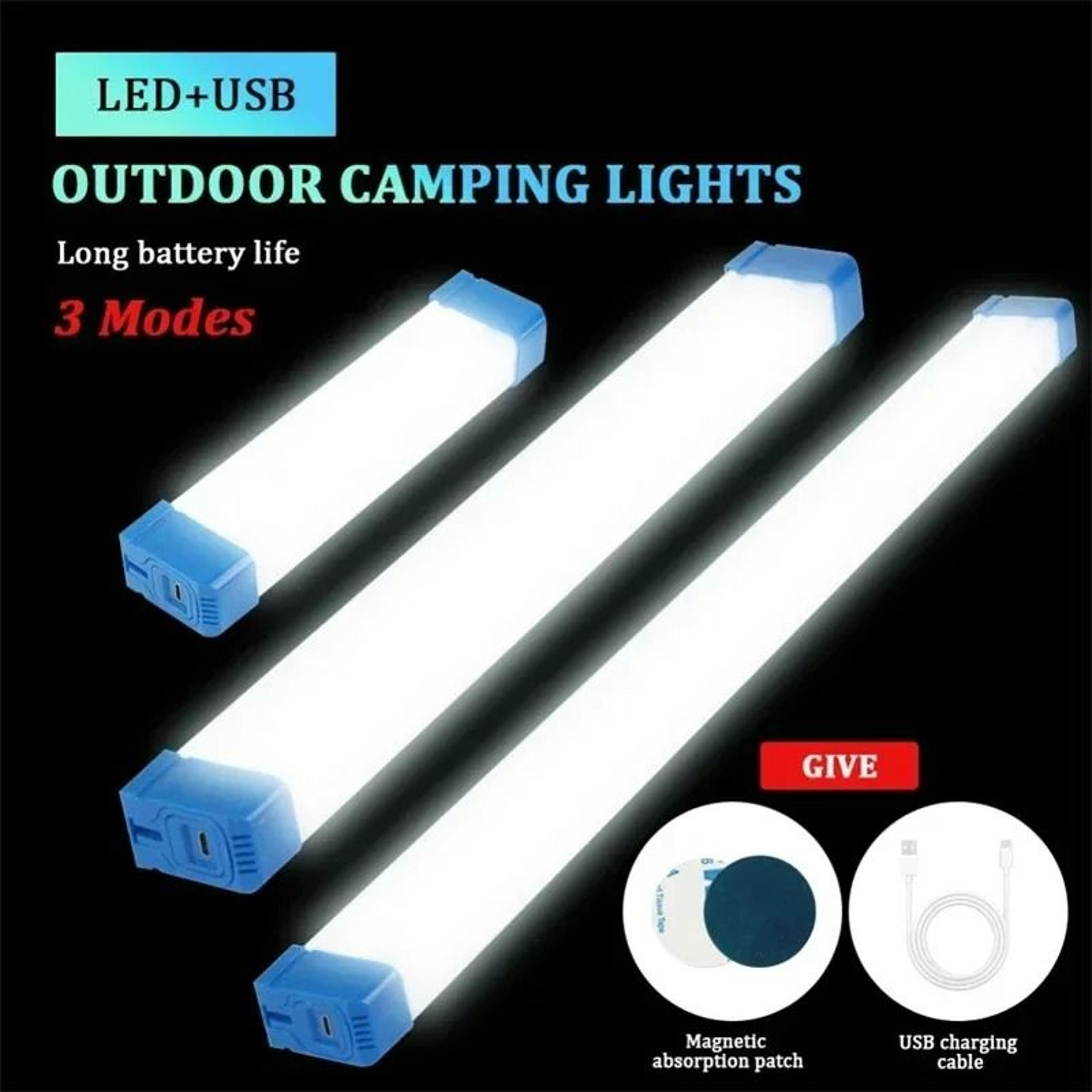 magnetic usb rechargeable led light bar & emergency tube