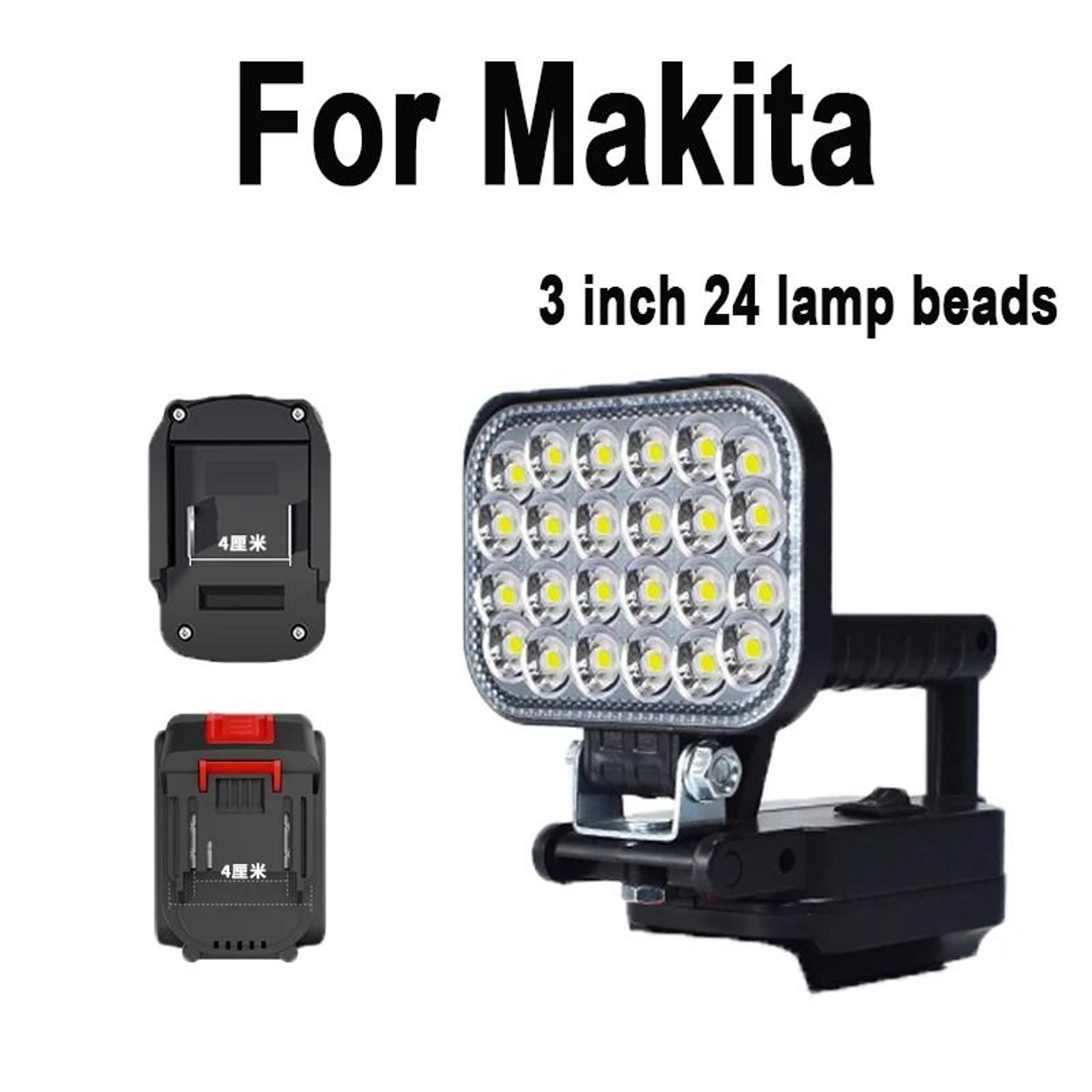 3 in cordless led job site spotlight & emergency work light