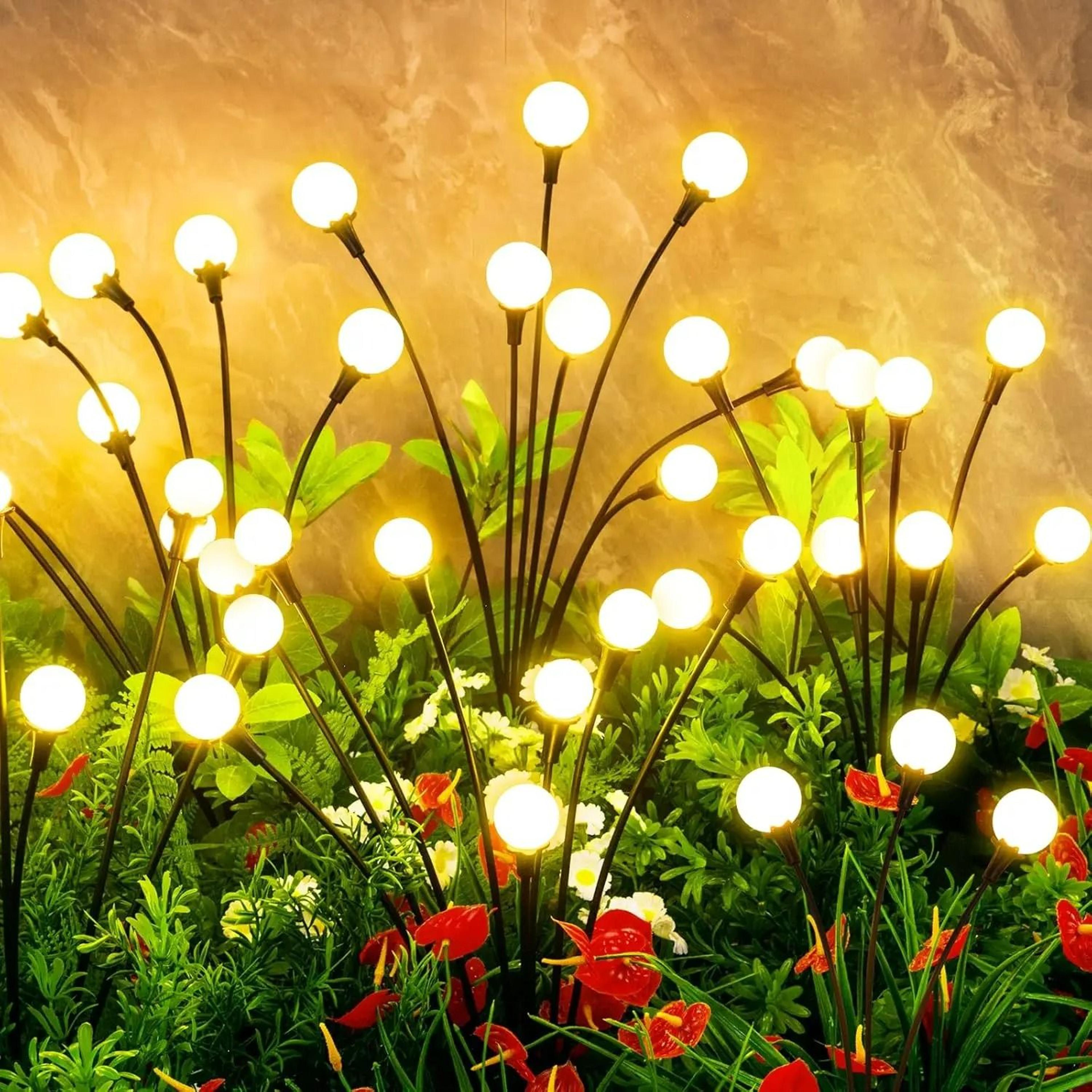 solar firefly swaying decorative lights & seasonal pathway accent