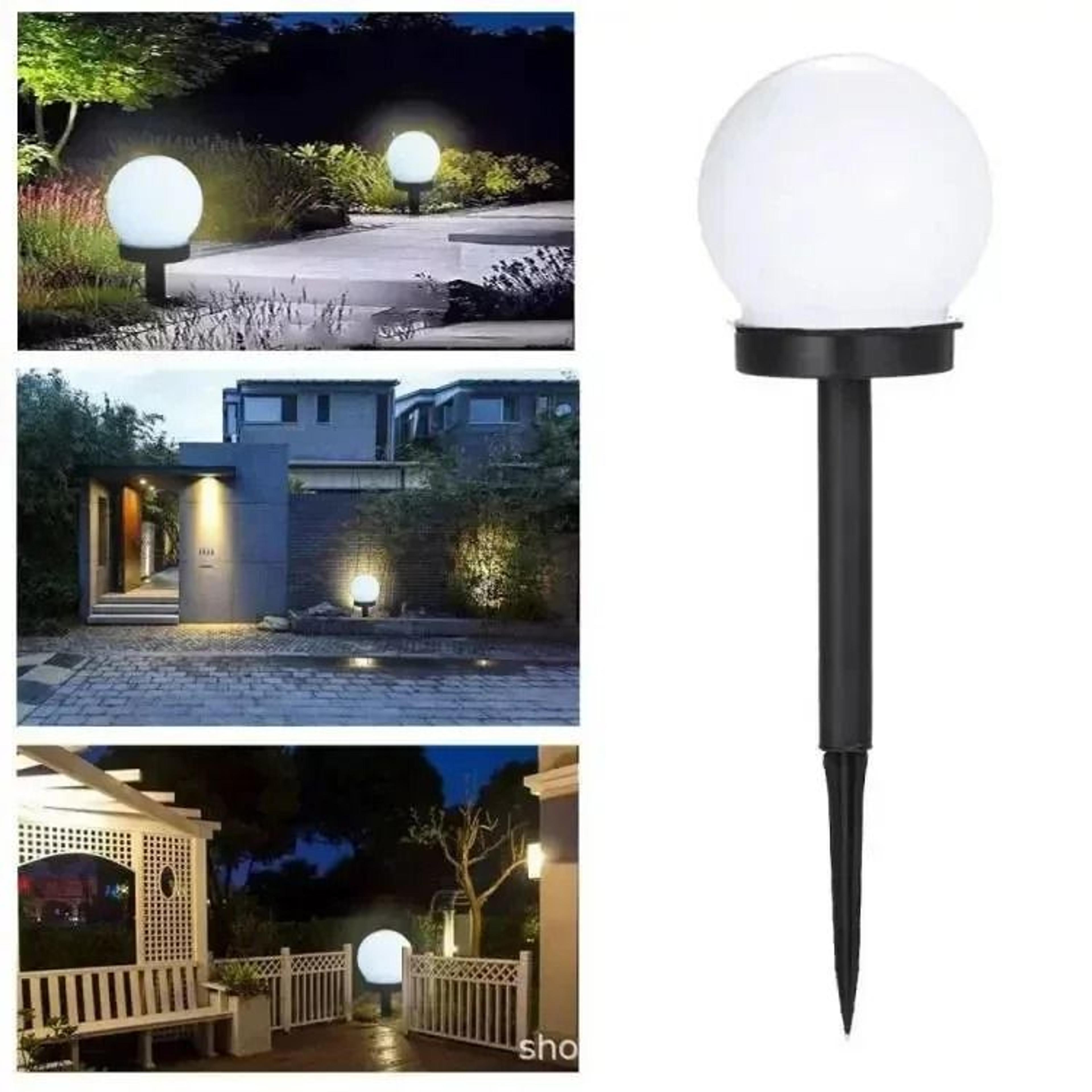 solar hanging led globe light