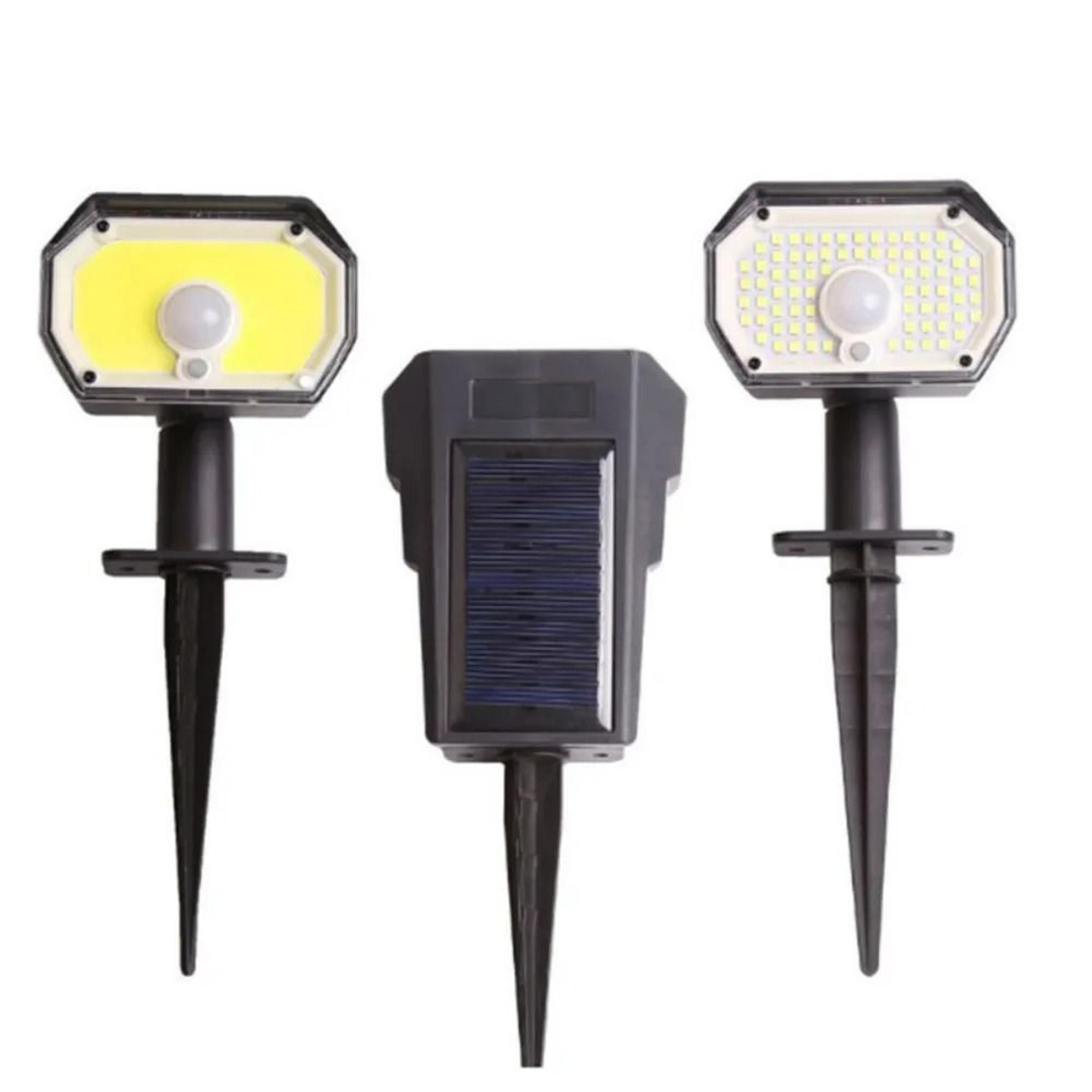 76 led solar outdoor adjustable landscape spotlights