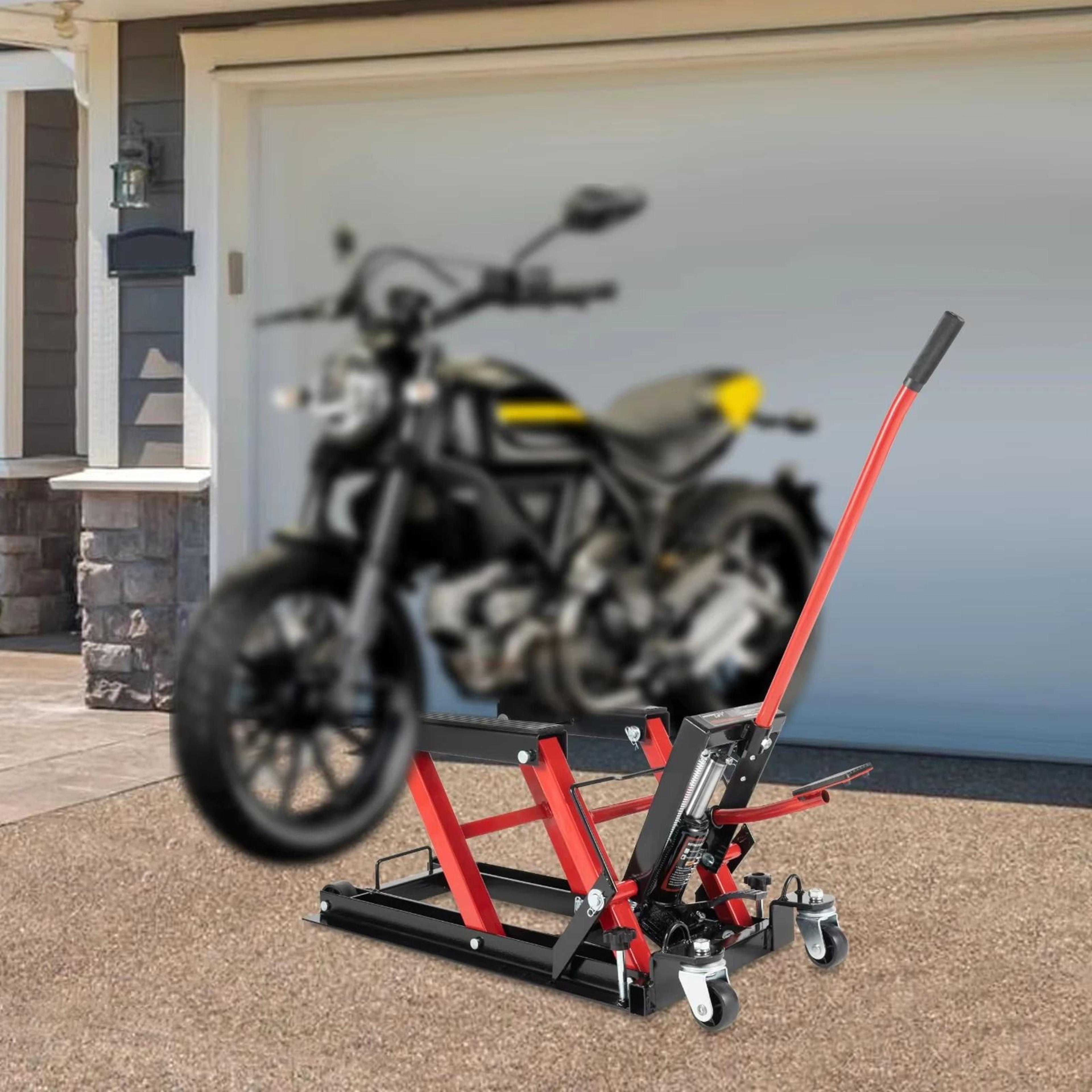 hydraulic motorcycle lift table & repair stand