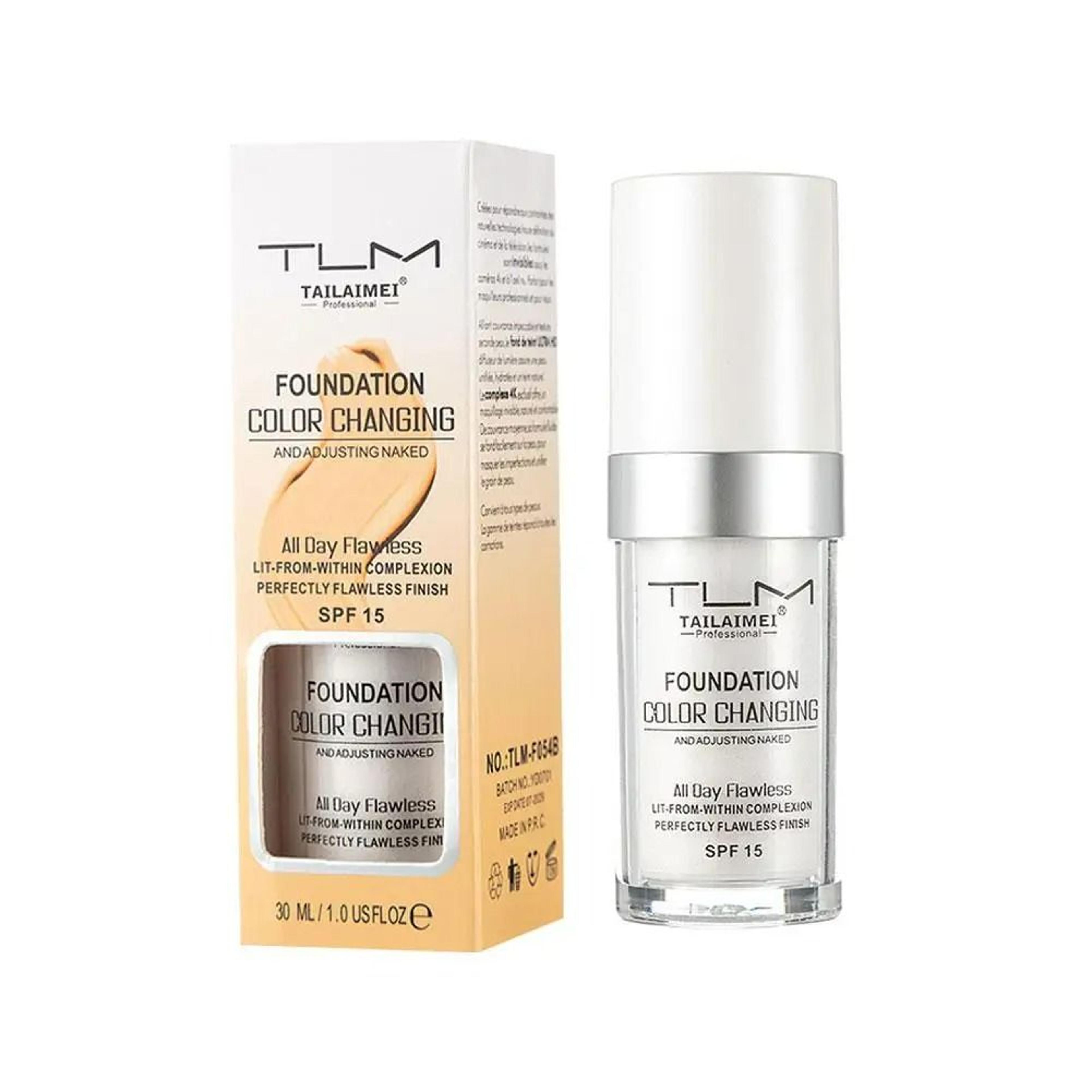 color-changing hydrating foundation & waterproof concealer