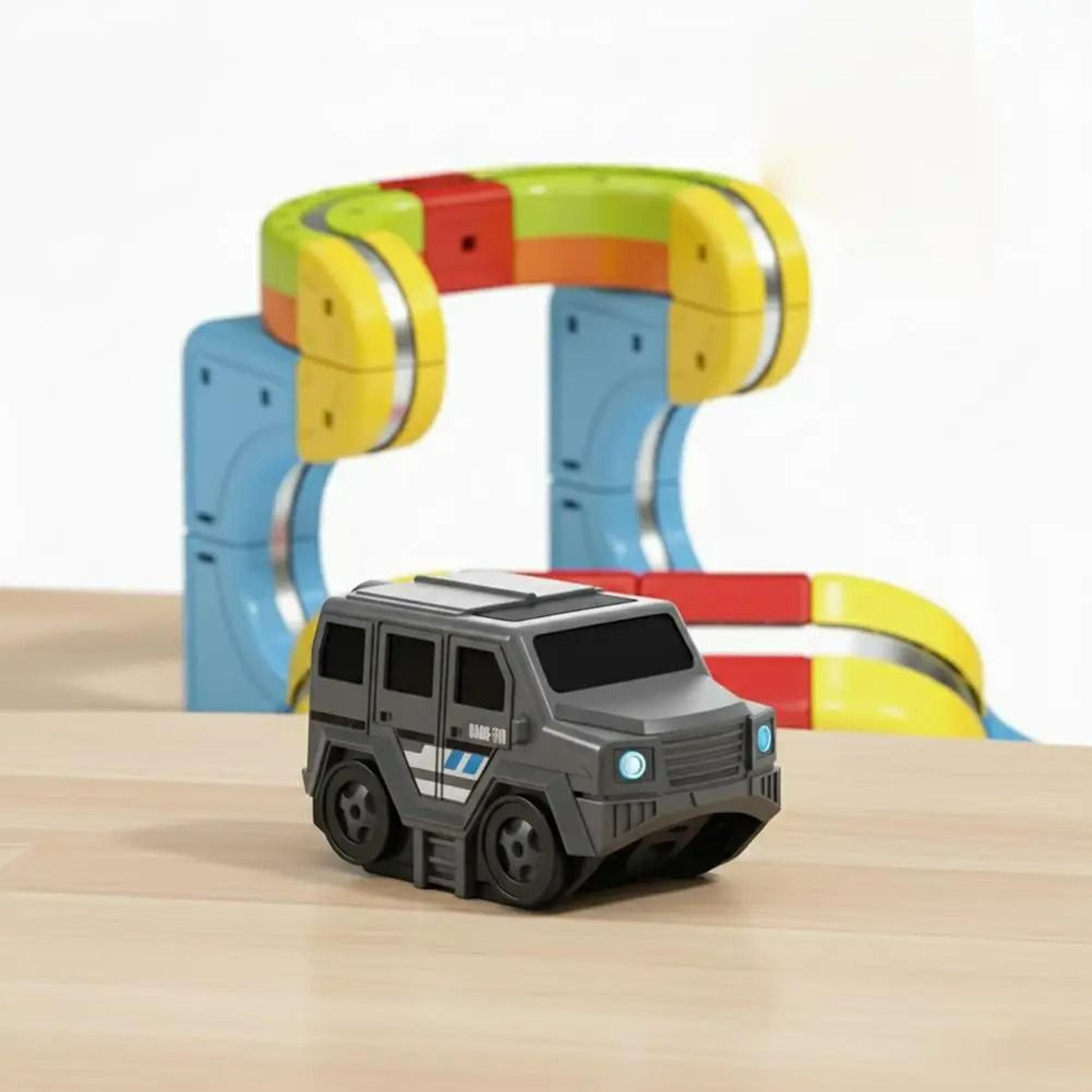 electric magnetic high-speed off-road railway track set