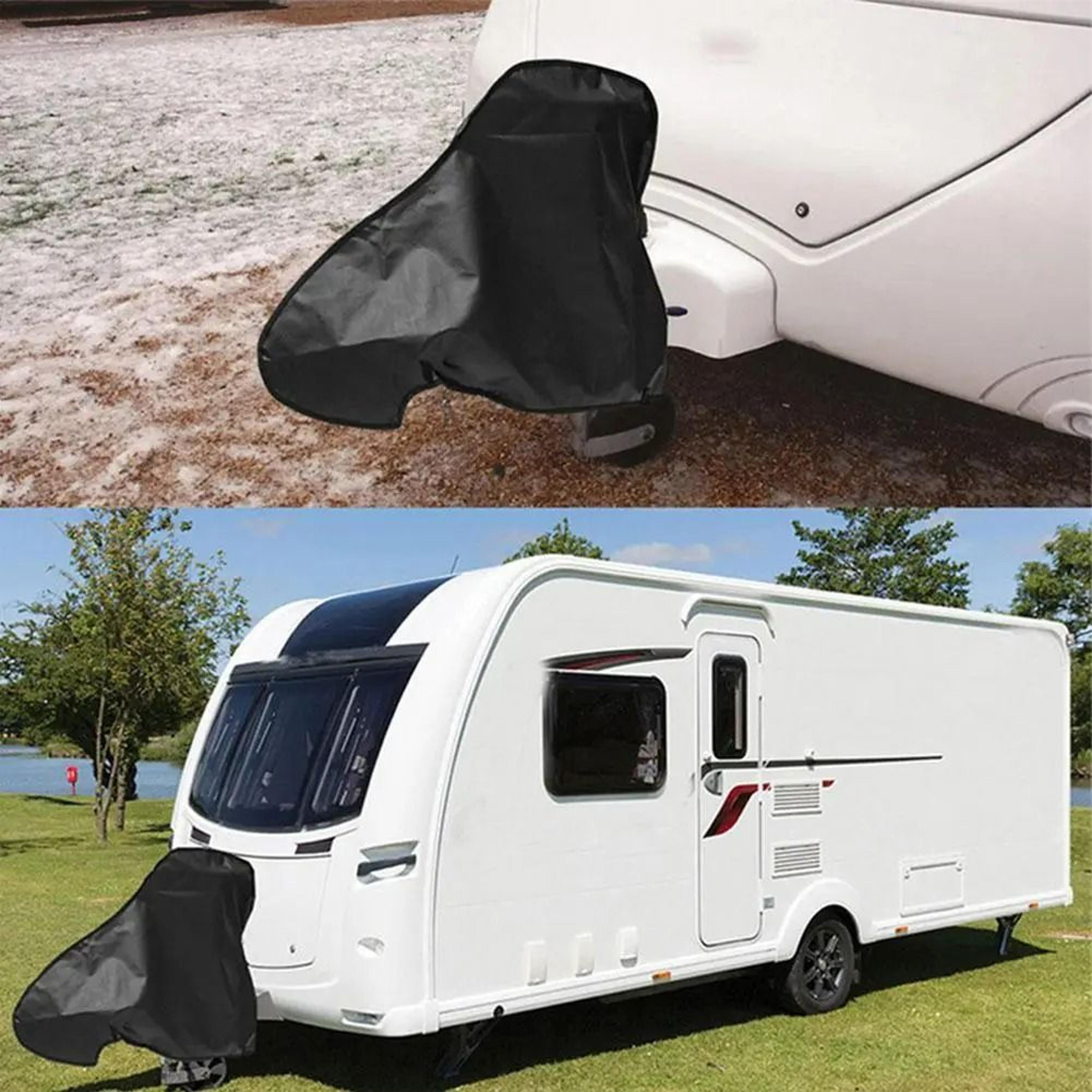 universal waterproof trailer hitch cover heavy duty rv tongue jack protector