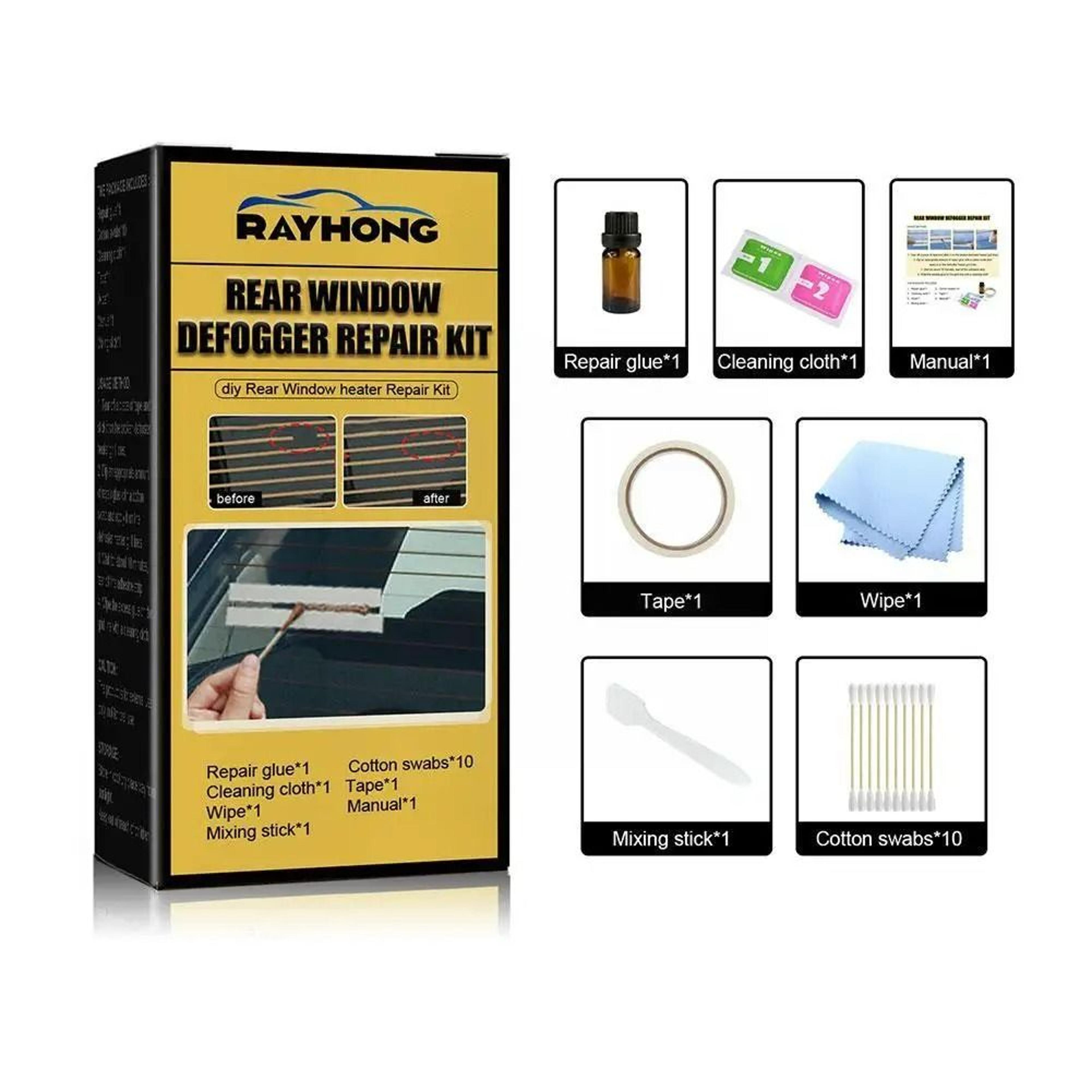quick diy car rear window defogger repair kit for broken grid lines