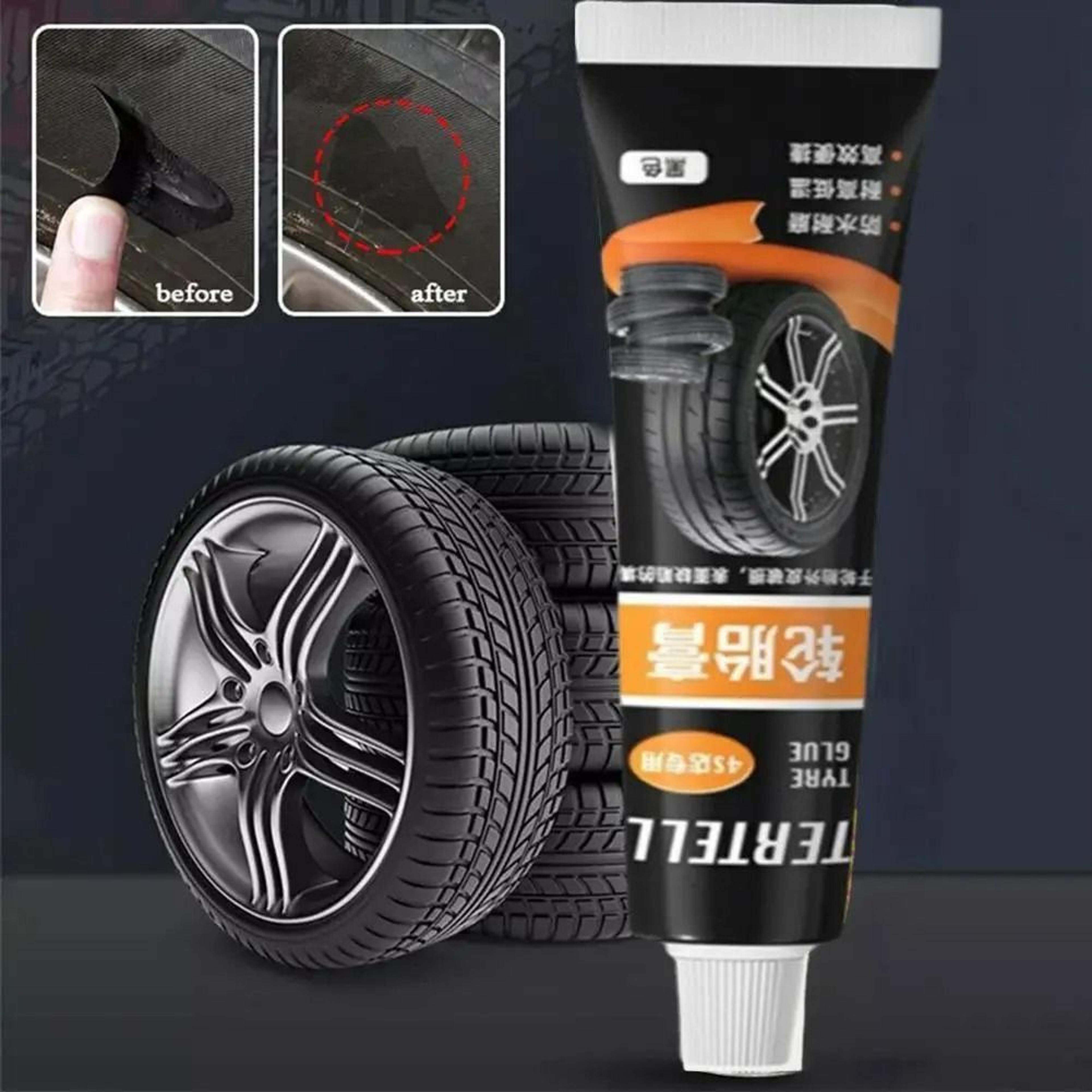 quick tire repair liquid black rubber glue
