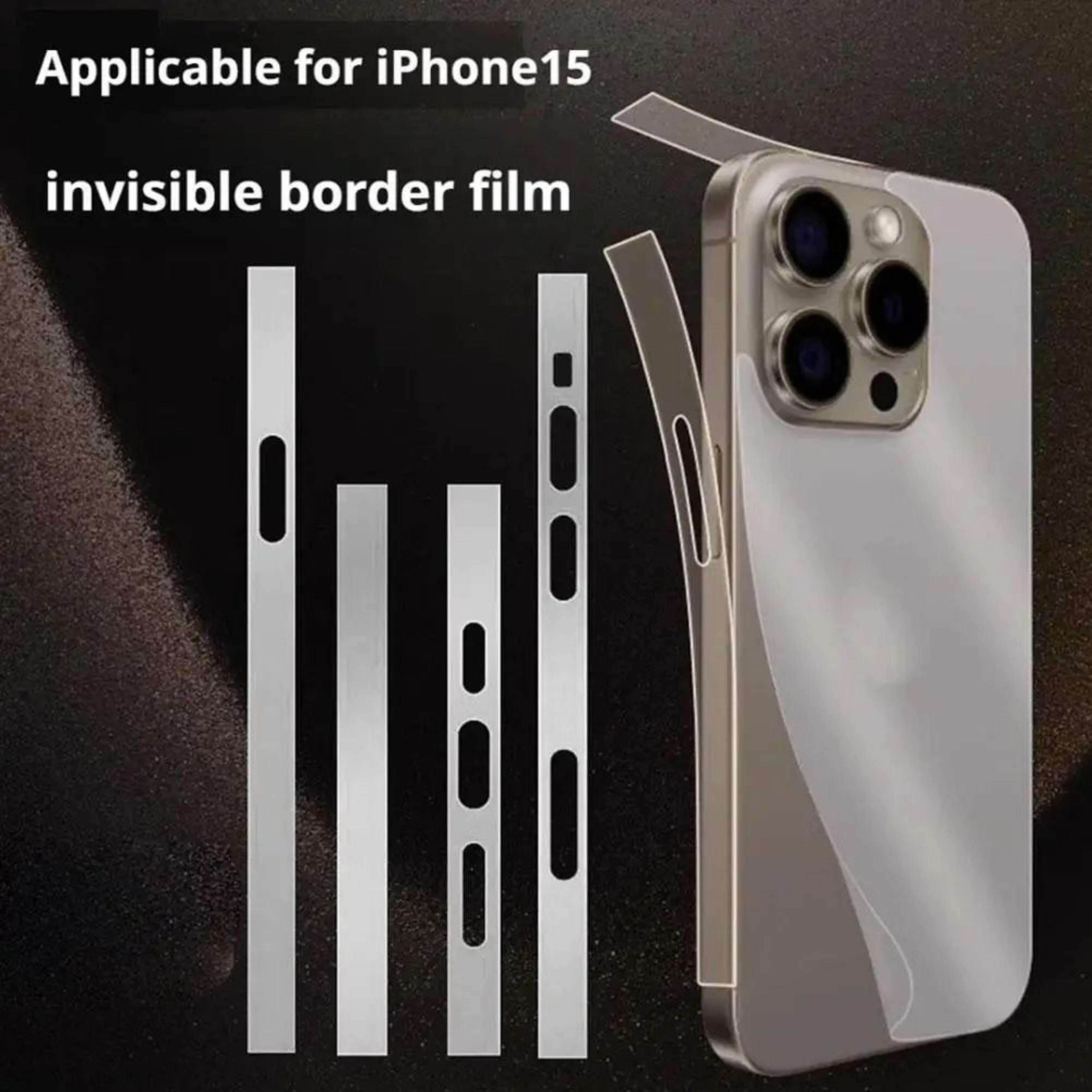 clear side frame hydrogel film protector for iphone