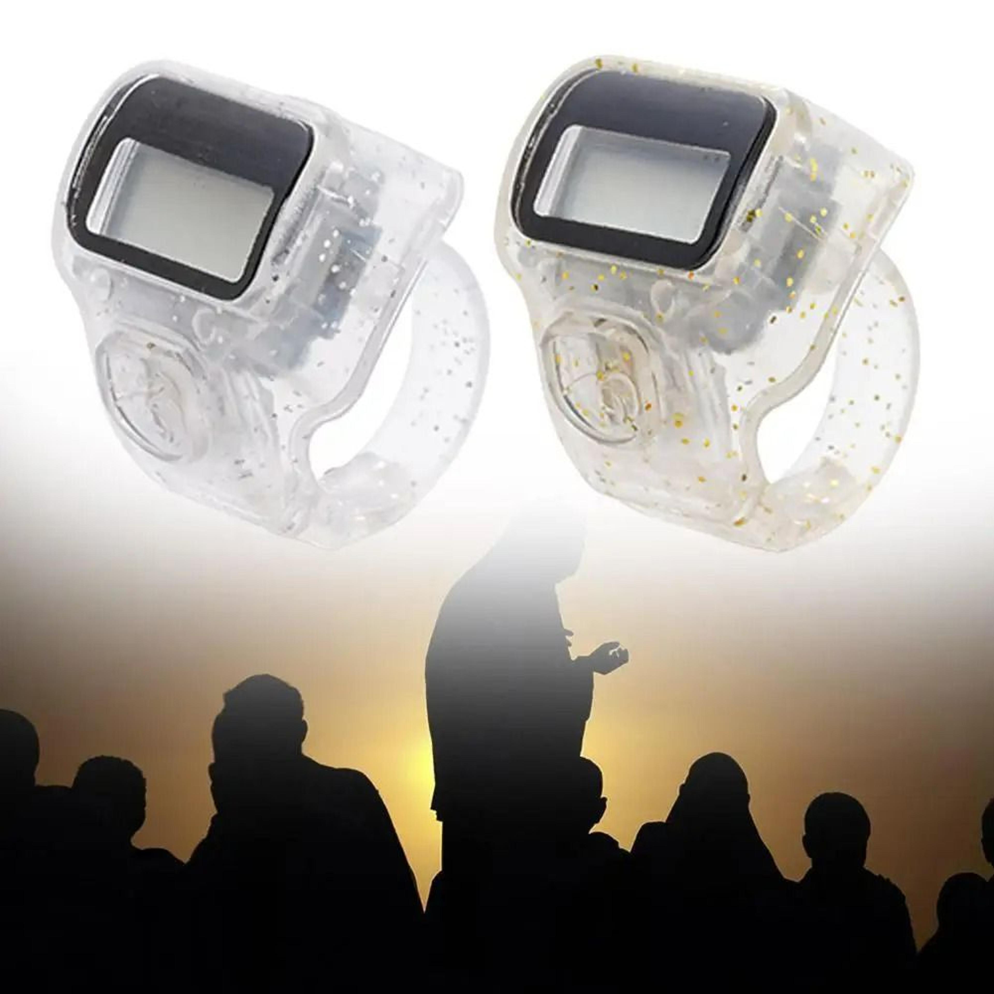 led digital finger tally counter with compass for tasbih