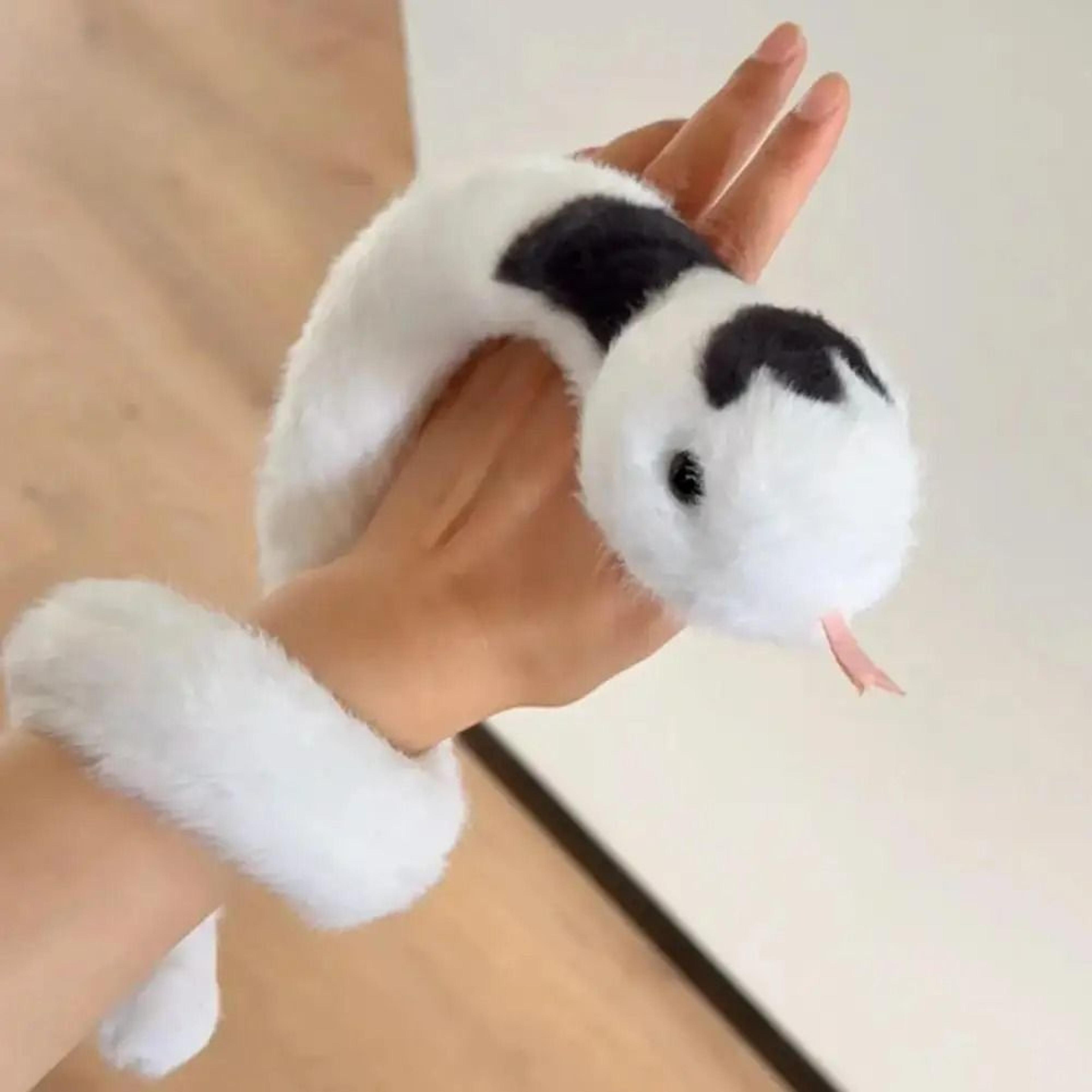 wrappable snake plush doll bracelet and armband