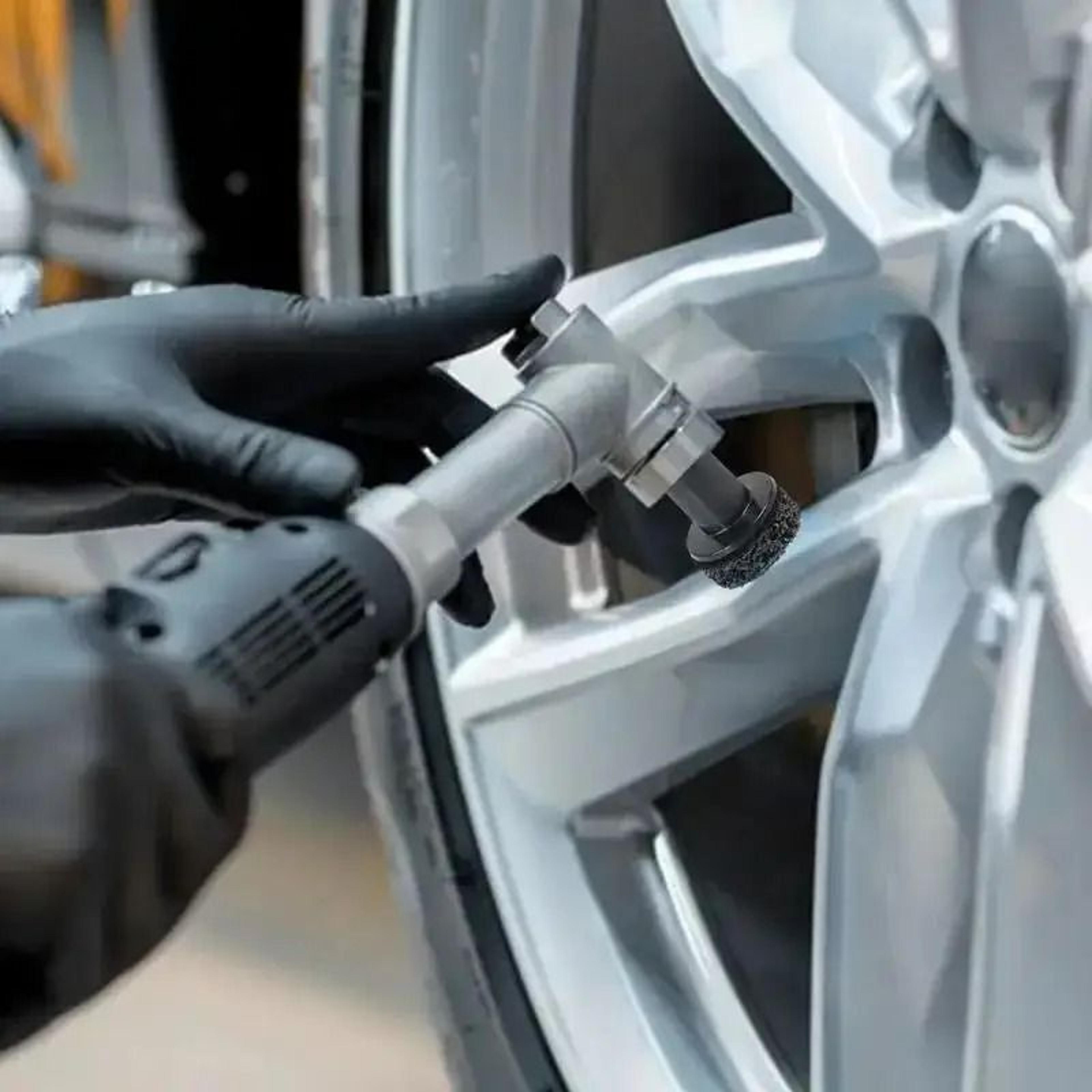 car wheel hub rust removal grinder and polishing tool kit