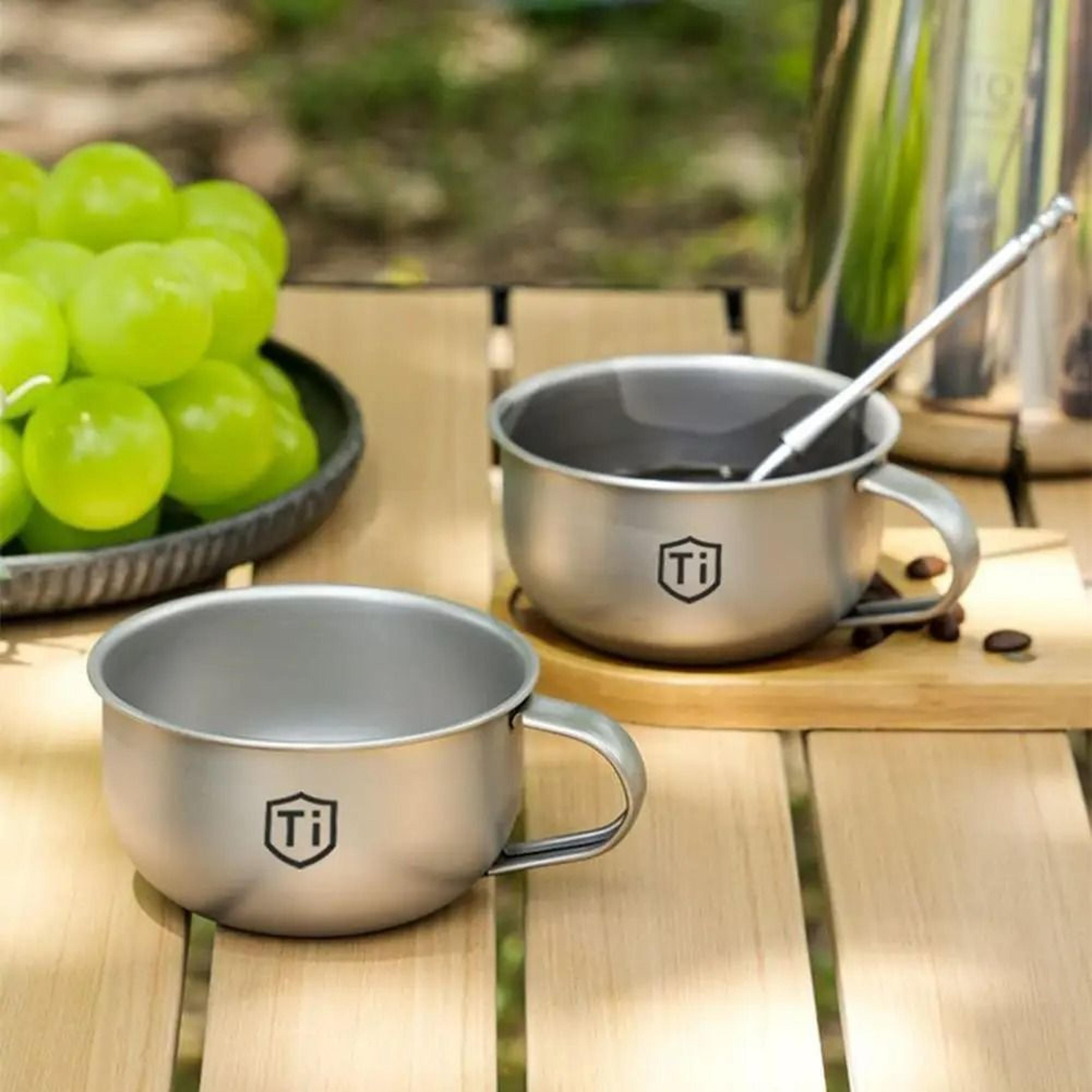 ultra-light titanium alloy outdoor camping cup