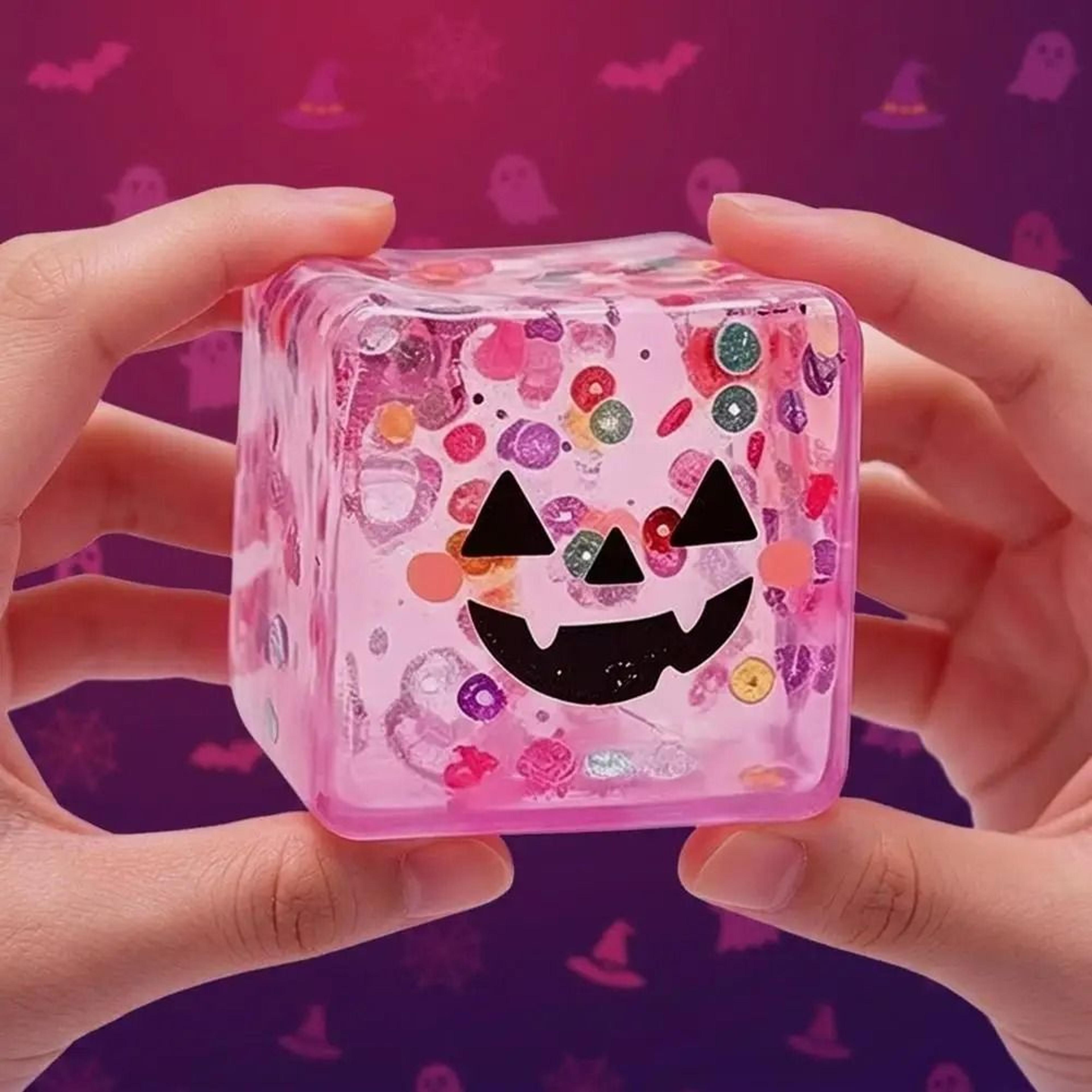 halloween ice cube sensory squishy stress toy