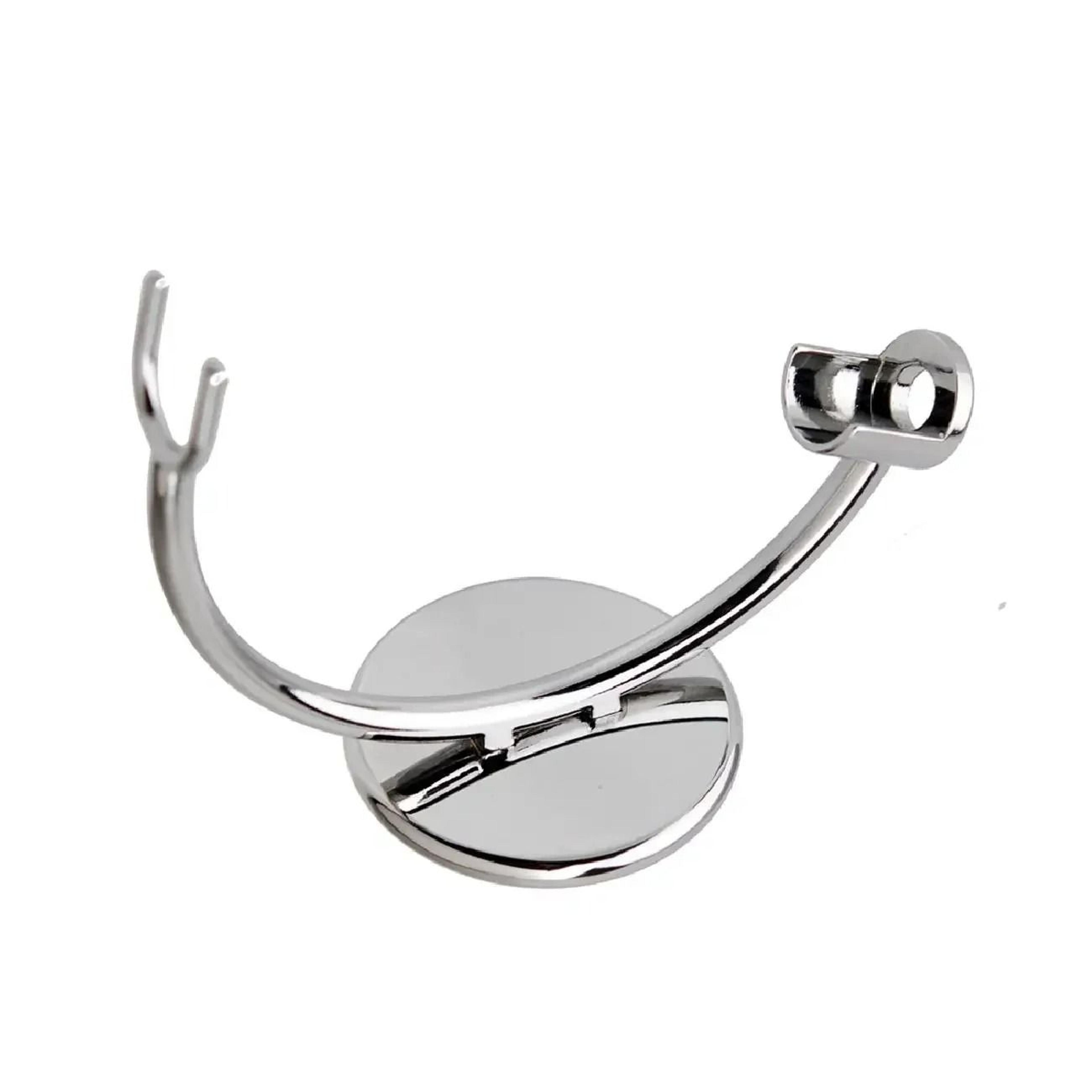 men shaving brush and razor holder stand