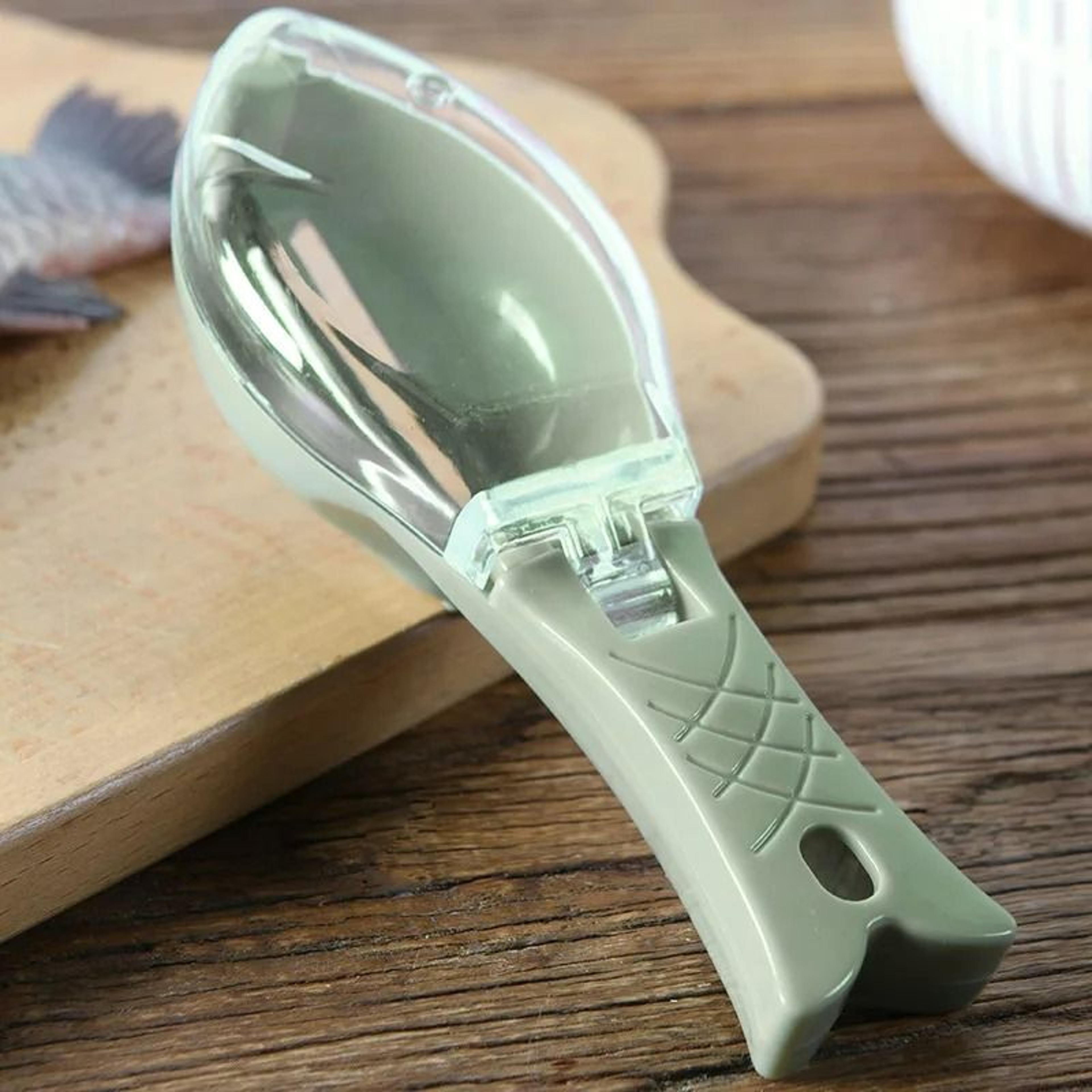 fish scale scraper and mess-free cleaning tool