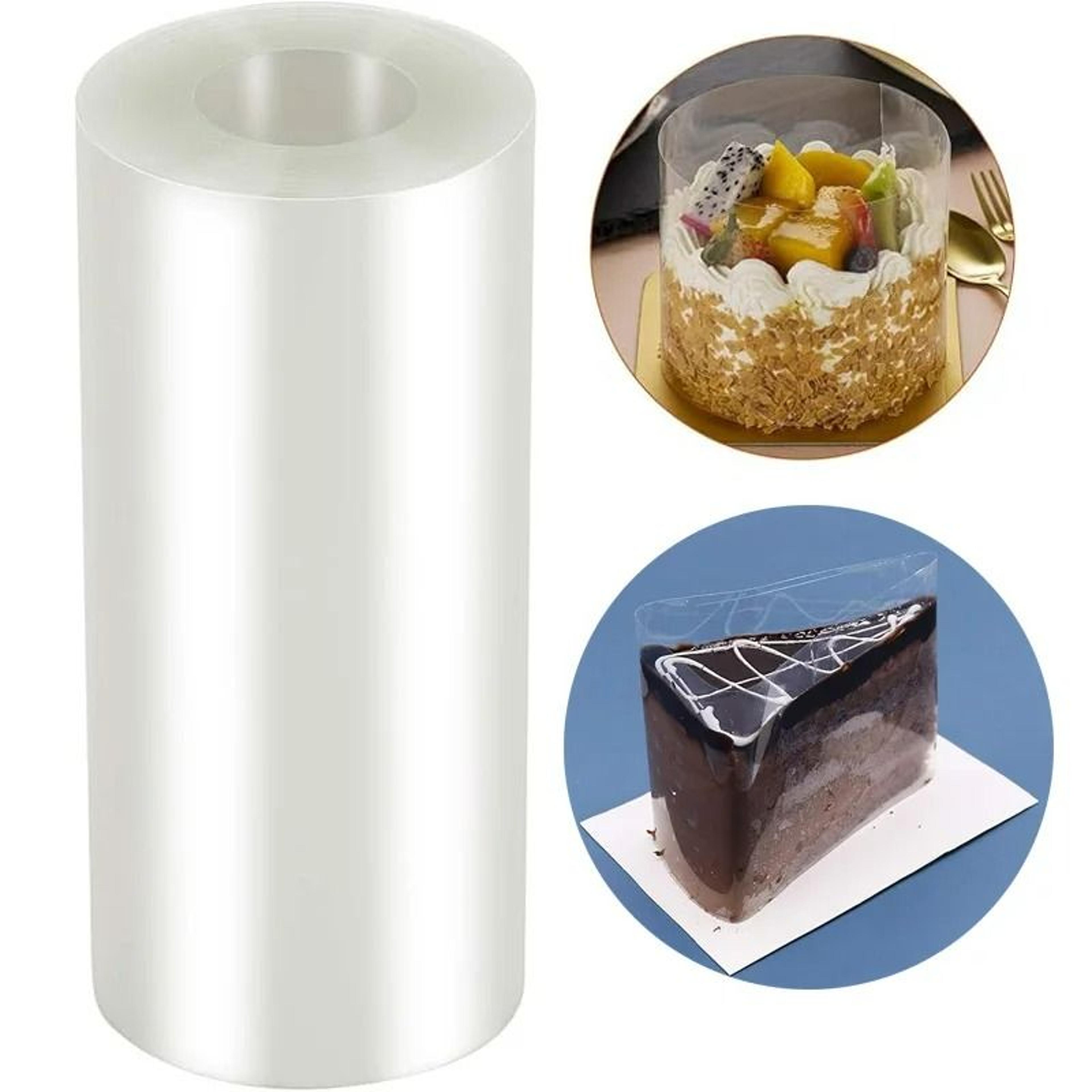 clear transparent cake collar roll for mousse and baking decorating
