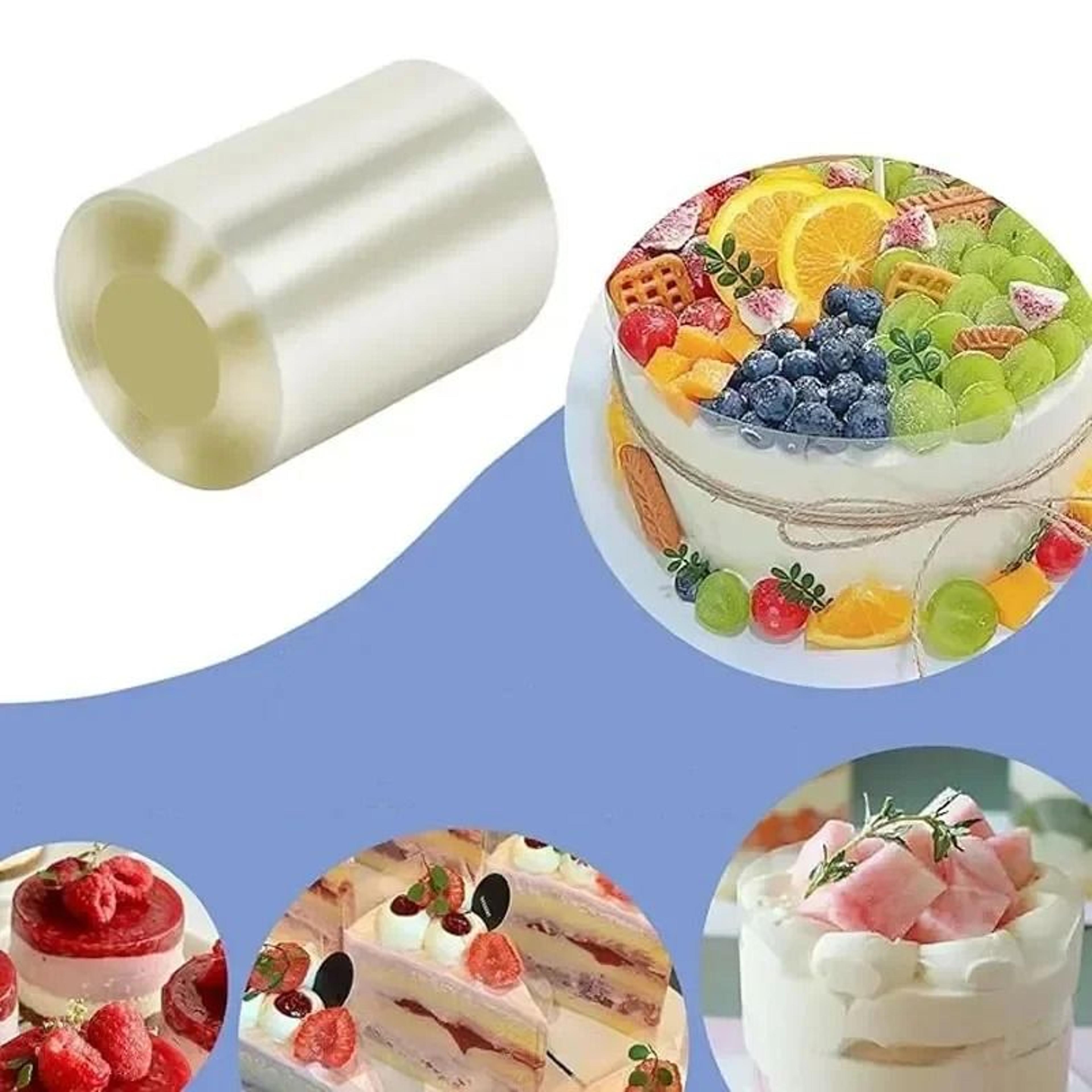 transparent acetate cake collar roll for mousse and baking decorating