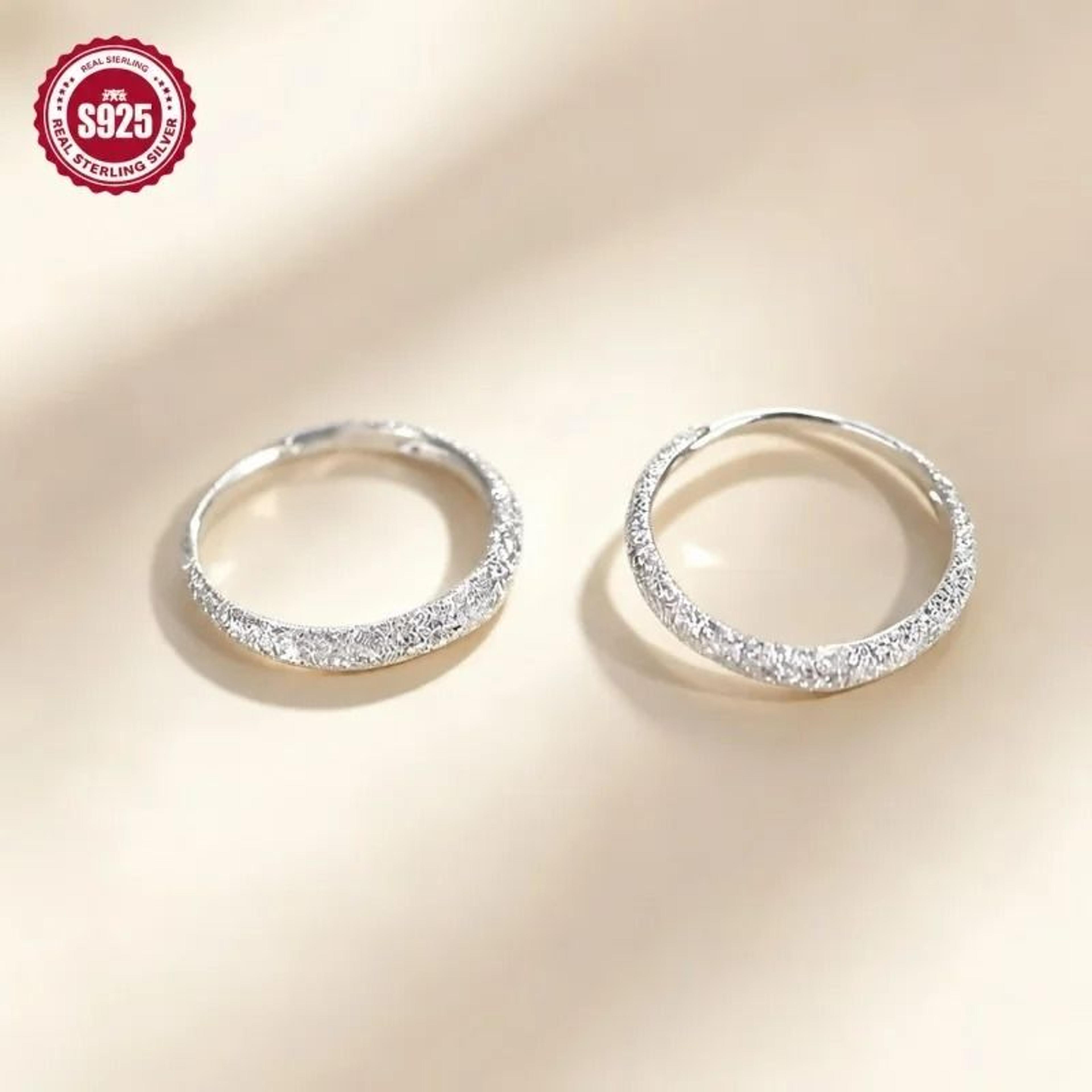 shining metallic silver hoop earrings