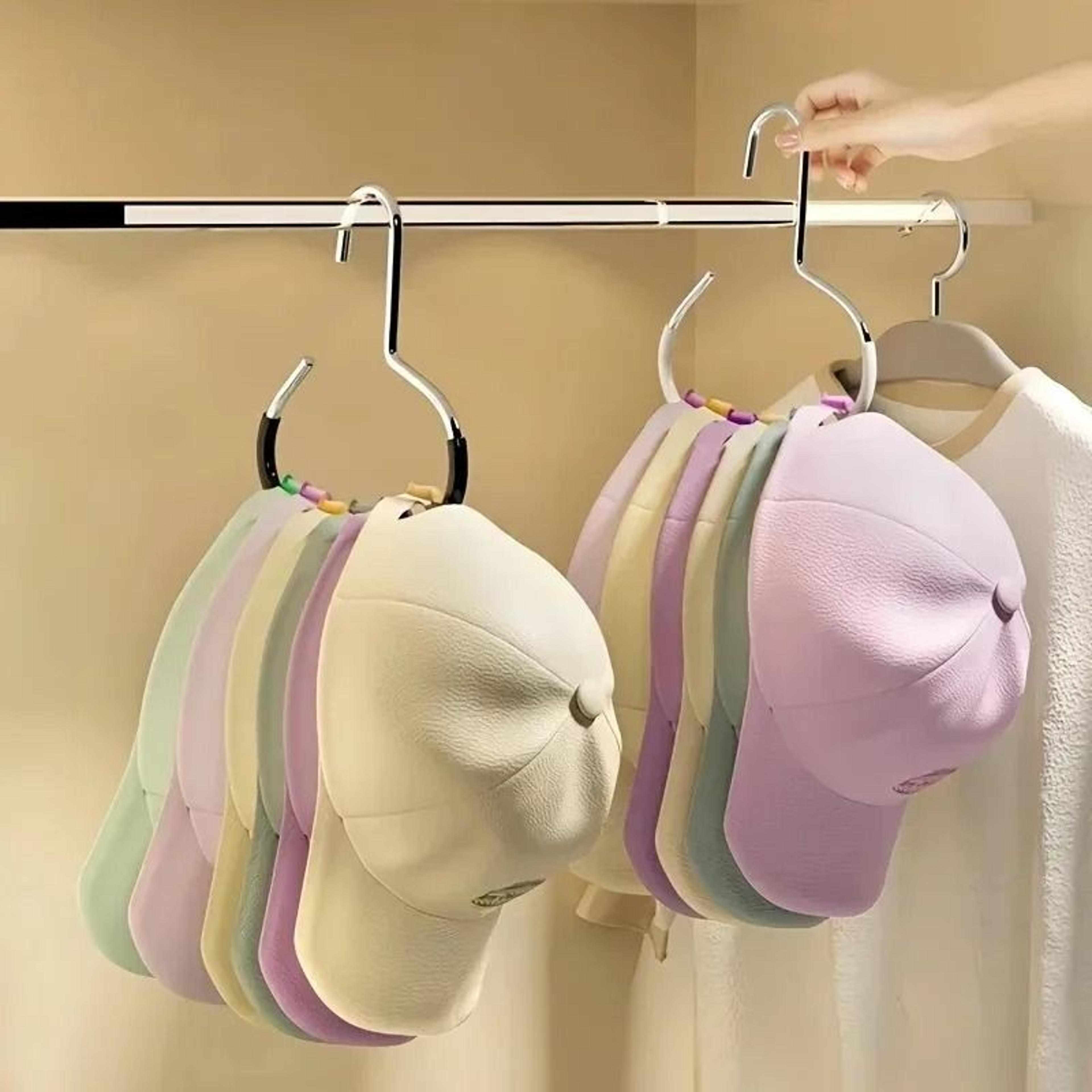 stainless steel round ring hat and accessory hanger