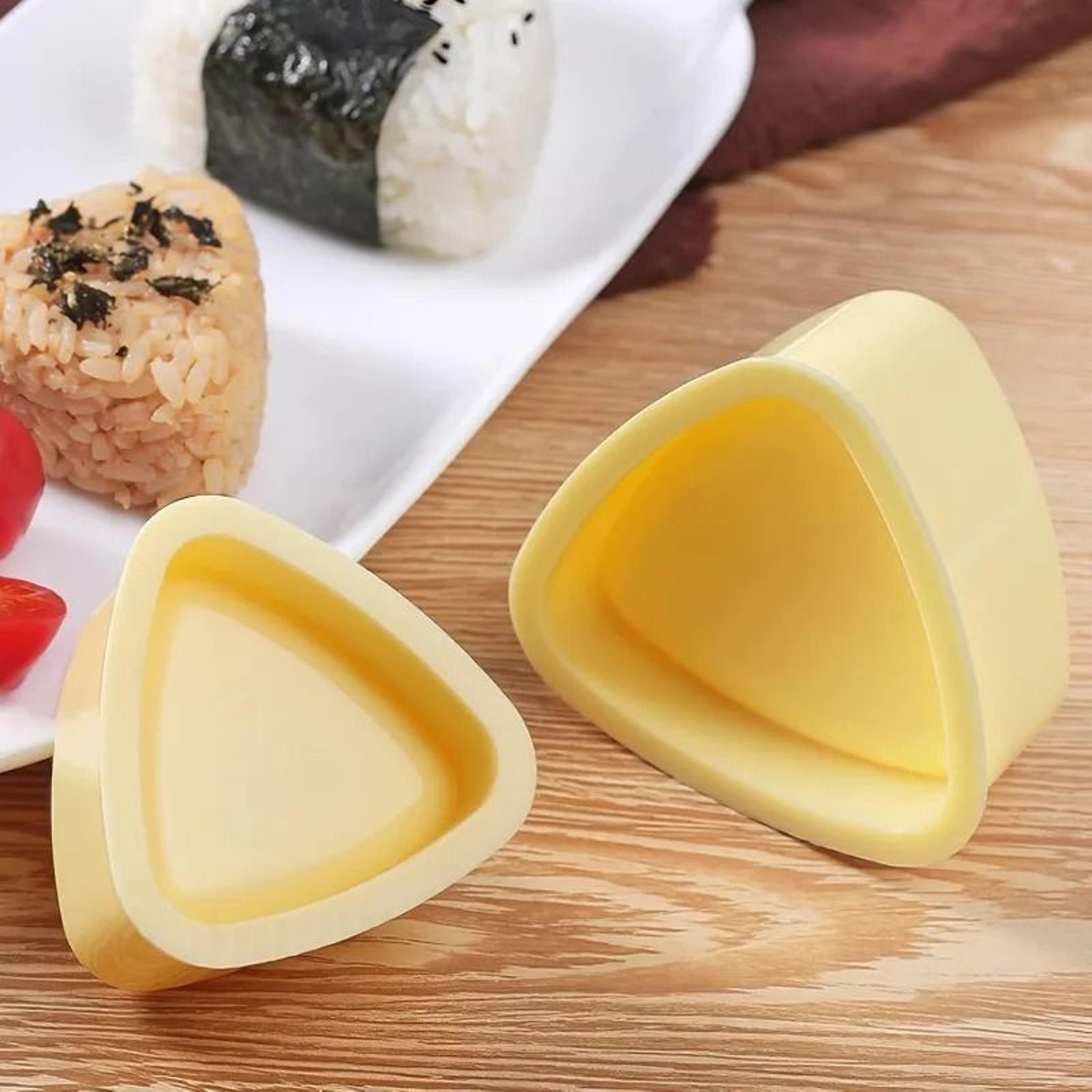 non-stick triangle onigiri and rice ball mold press