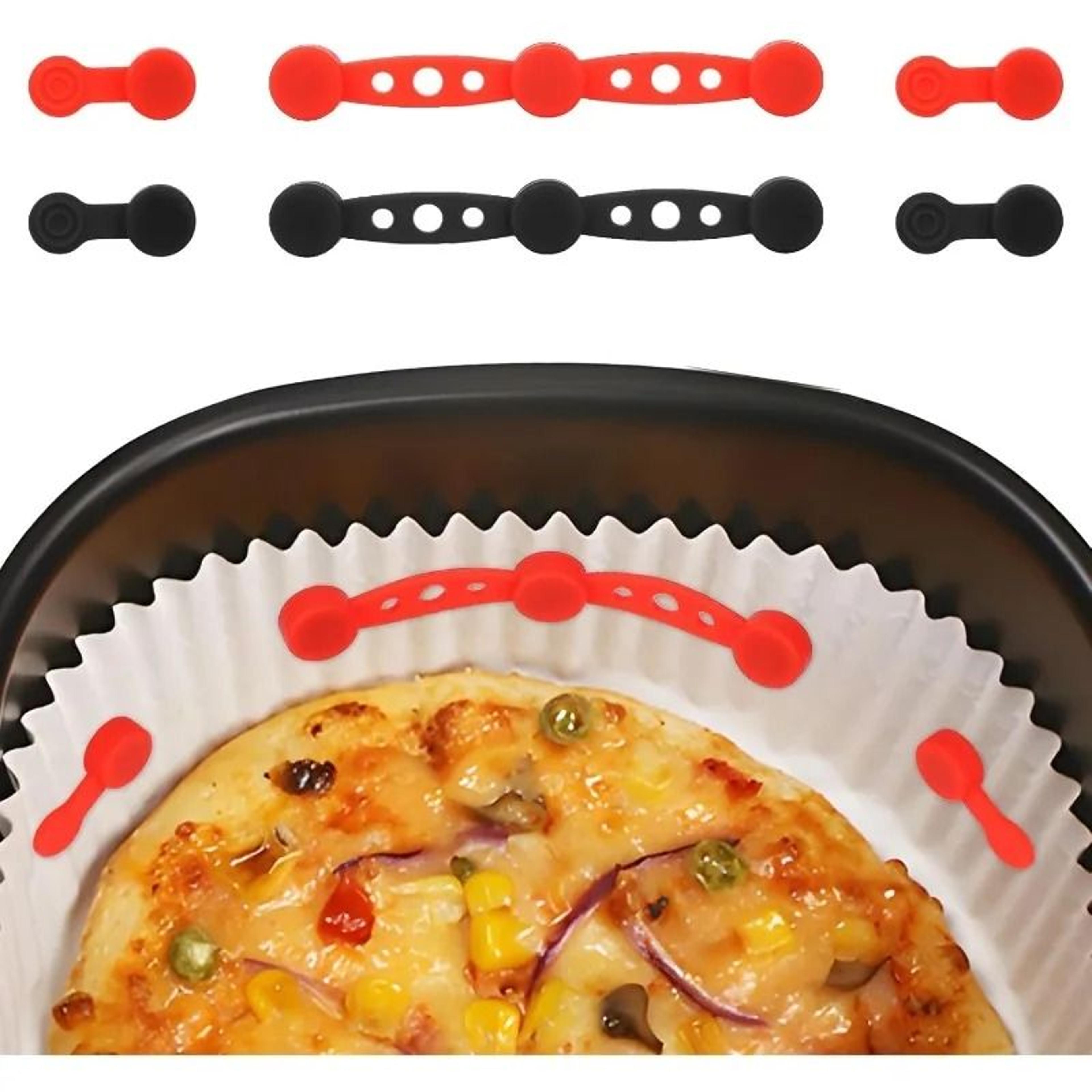 magnetic silicone air fryer liner clips