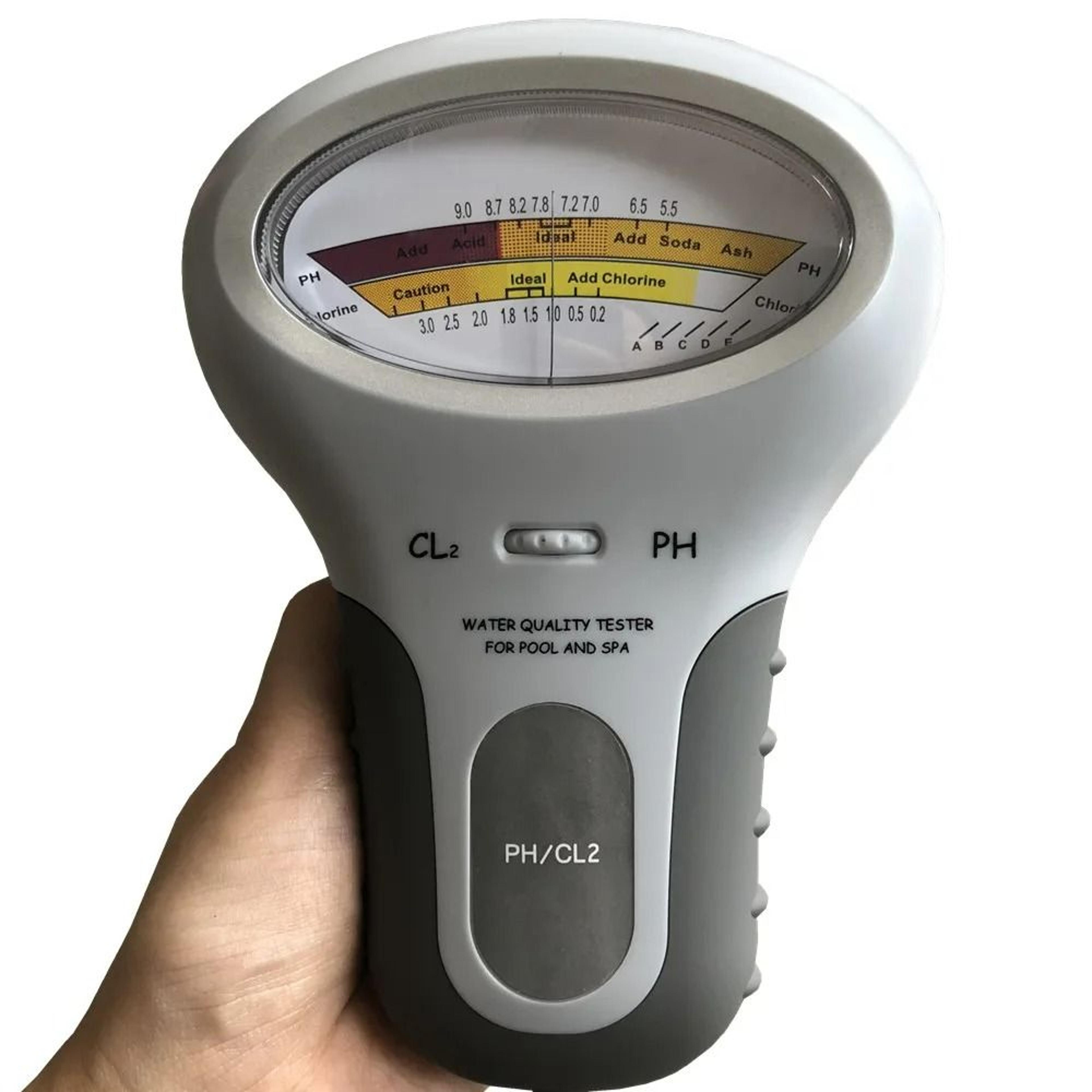 2-in-1 digital pool and spa water quality tester