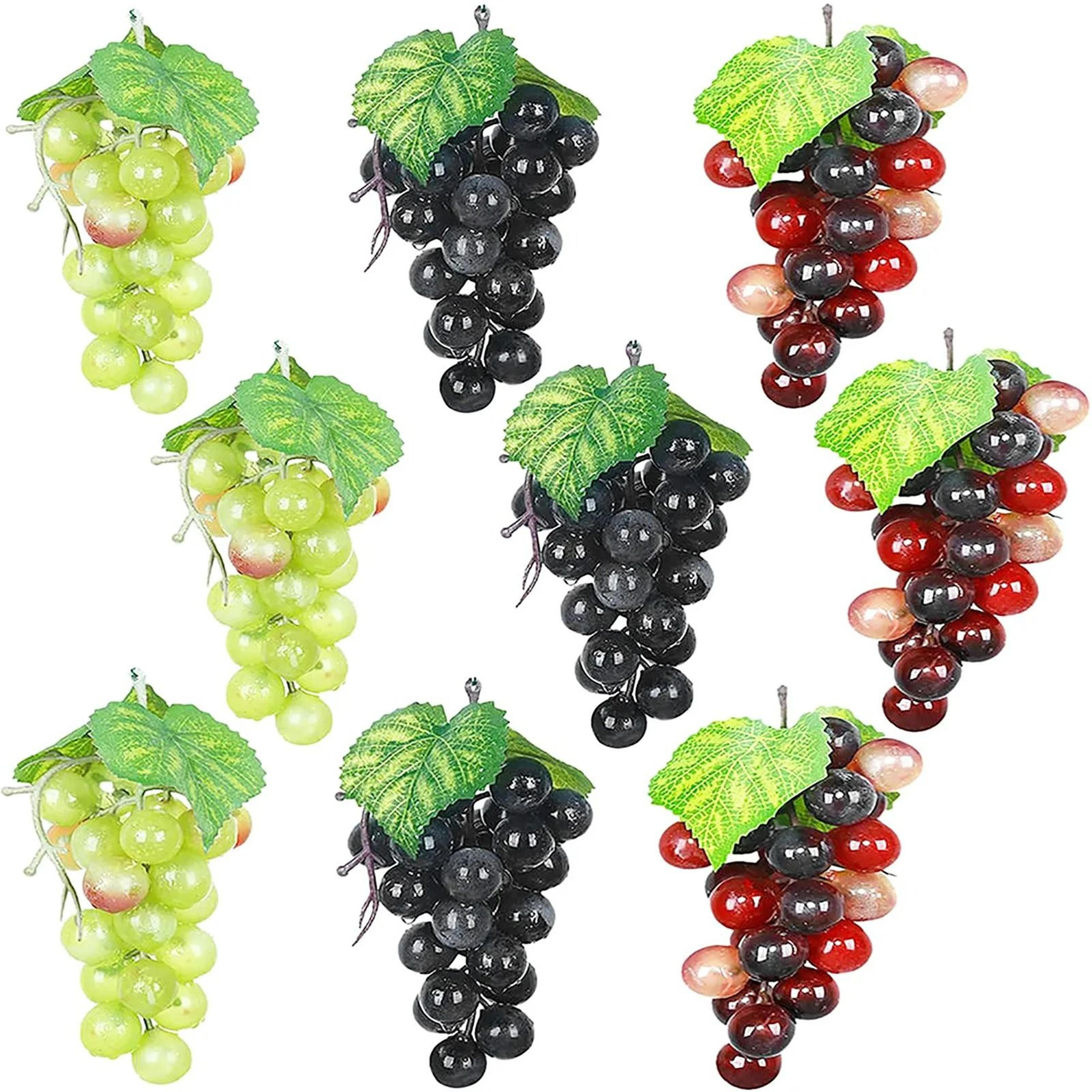 artificial grape cluster home decor prop