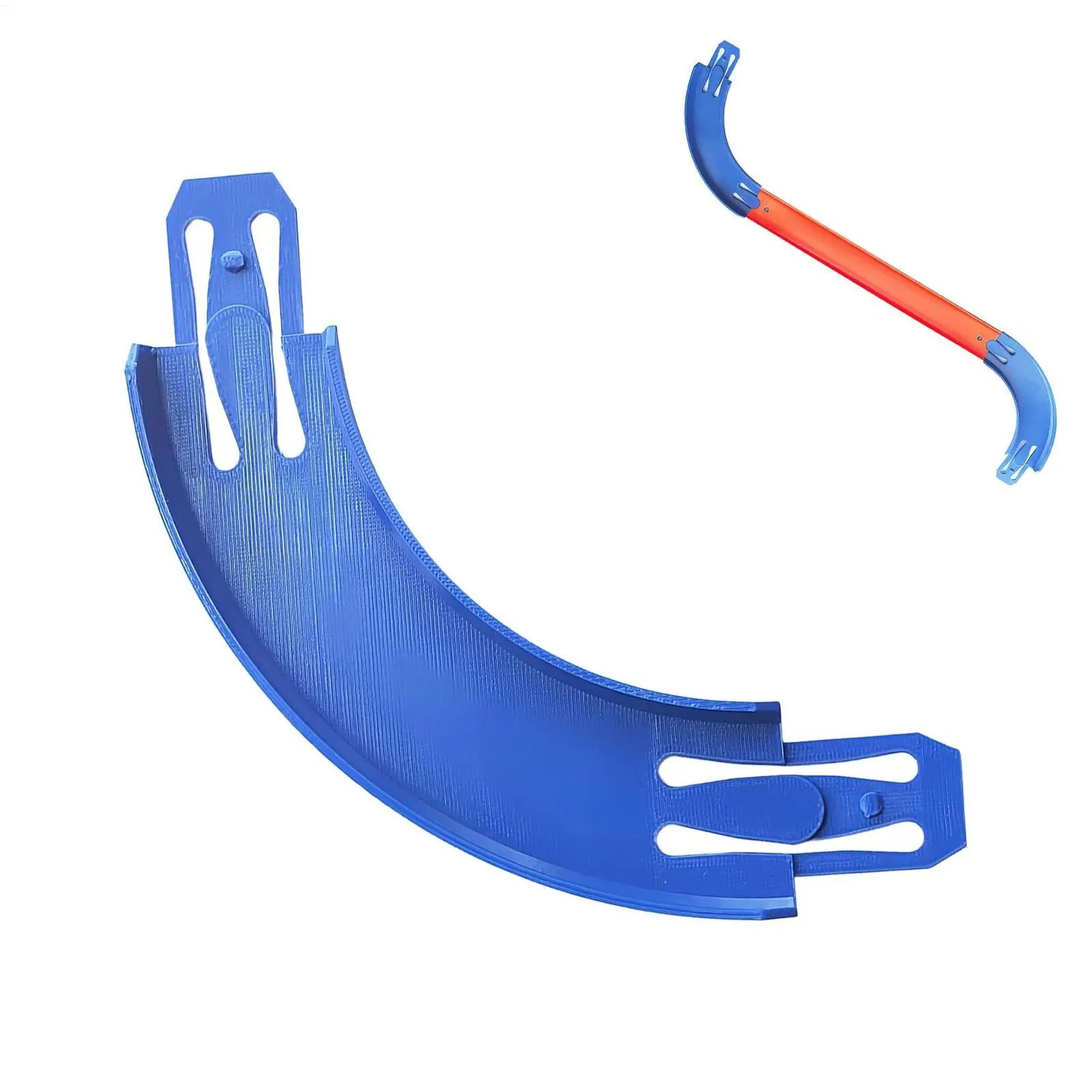 90-degree curve toy car track connectors (8 in)