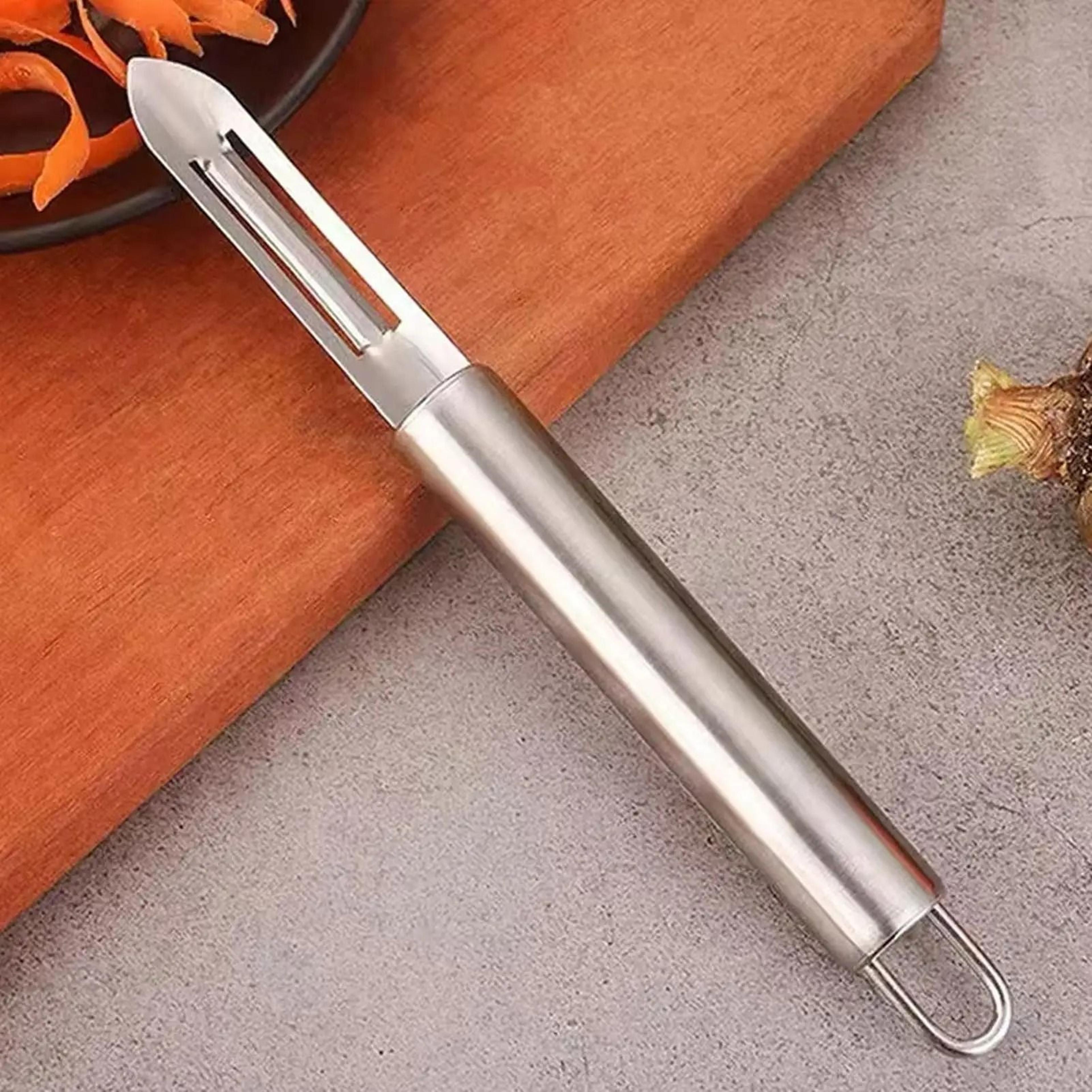 stainless steel double-edged cucumber and vegetable peeler