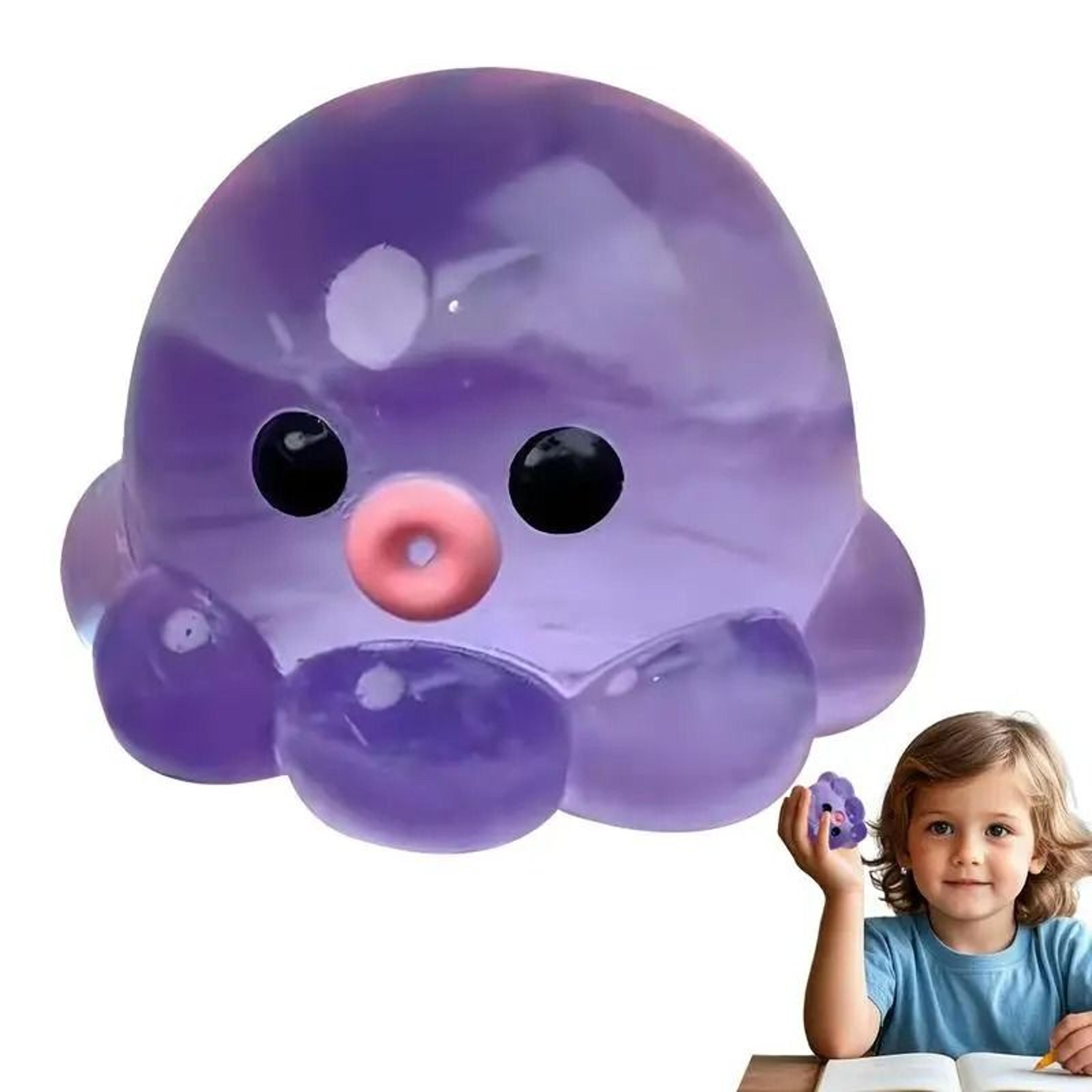 clear octopus bubble squeeze fidget toy