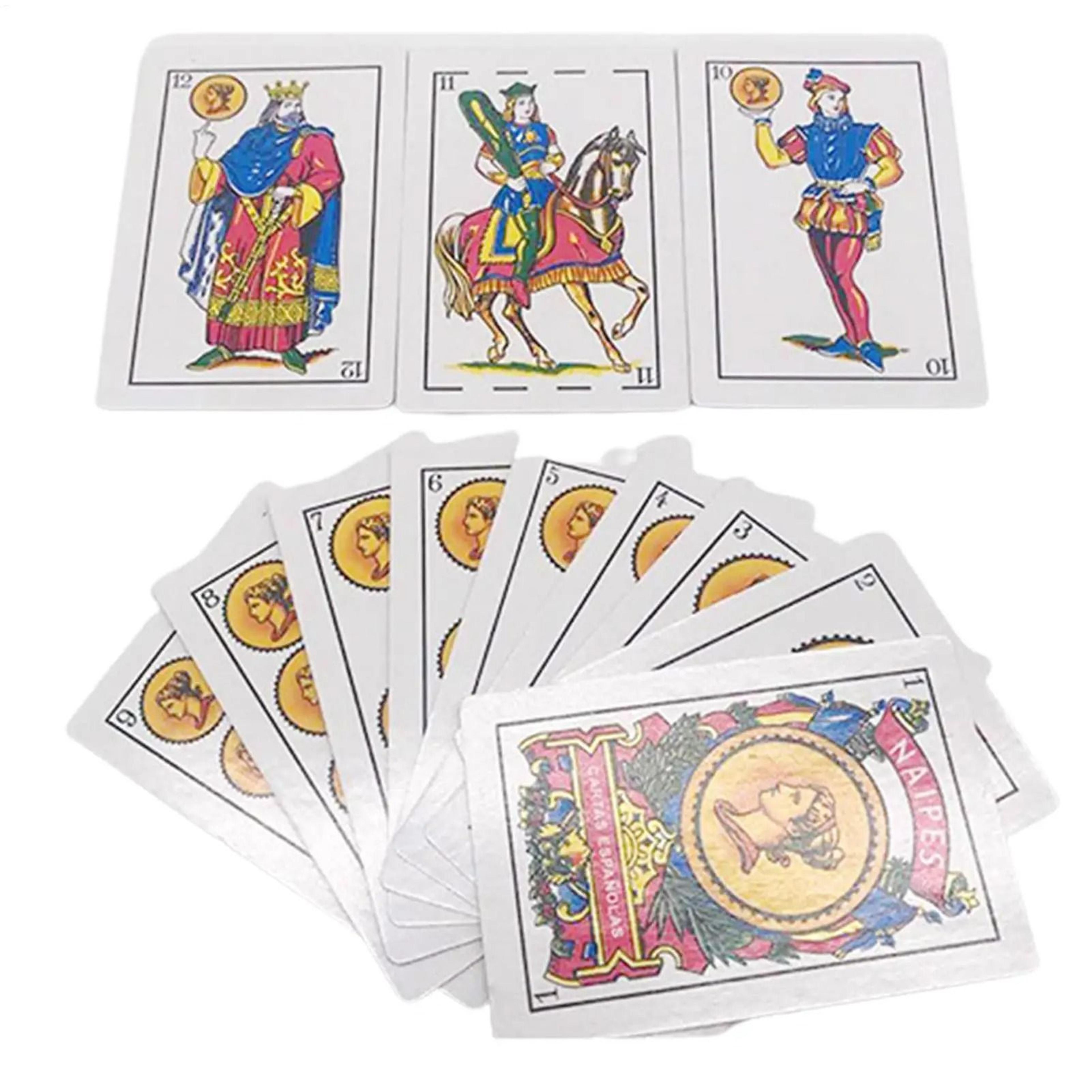 traditional 50-card spanish playing cards deck