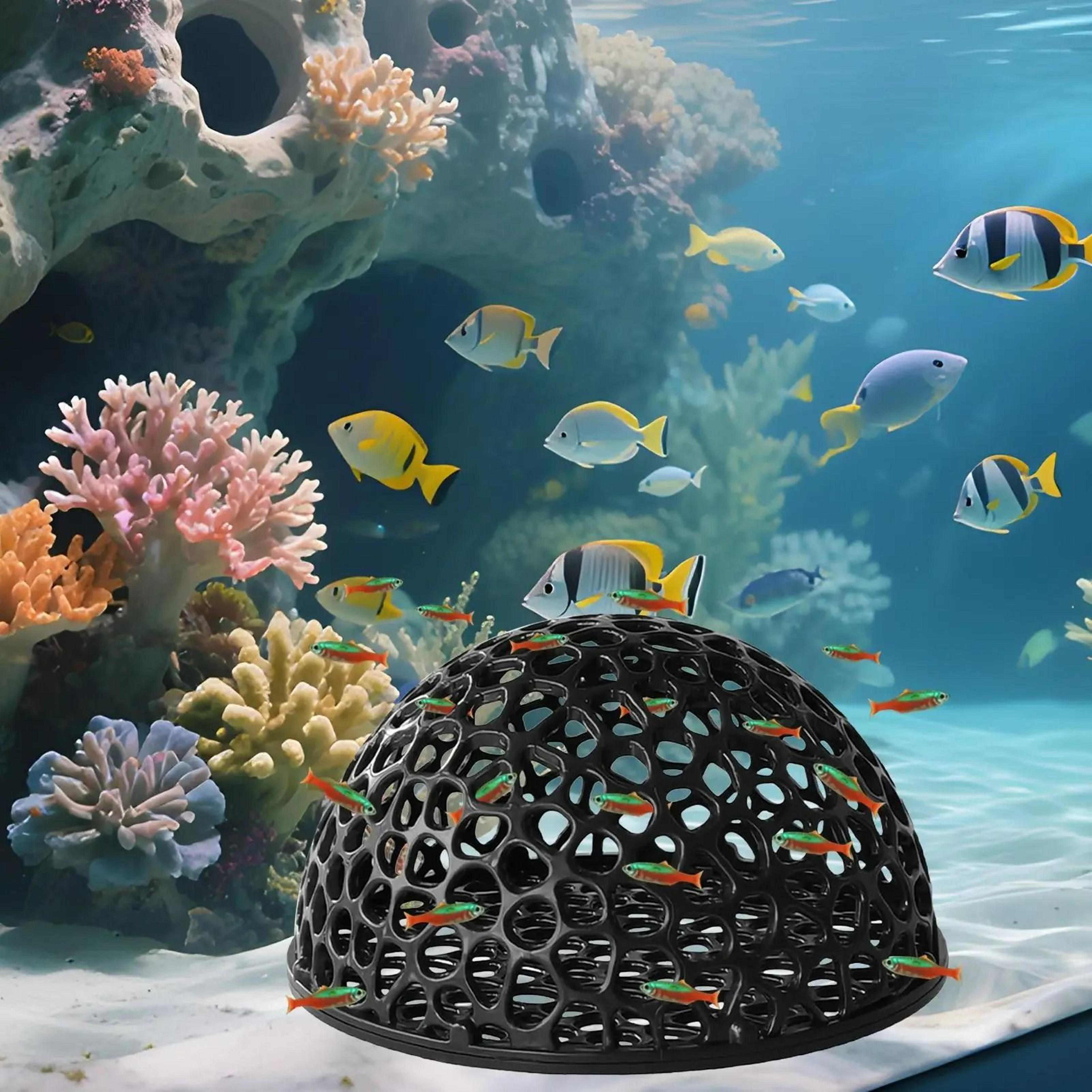 ceramic aquarium shrimp cave and fish hideout