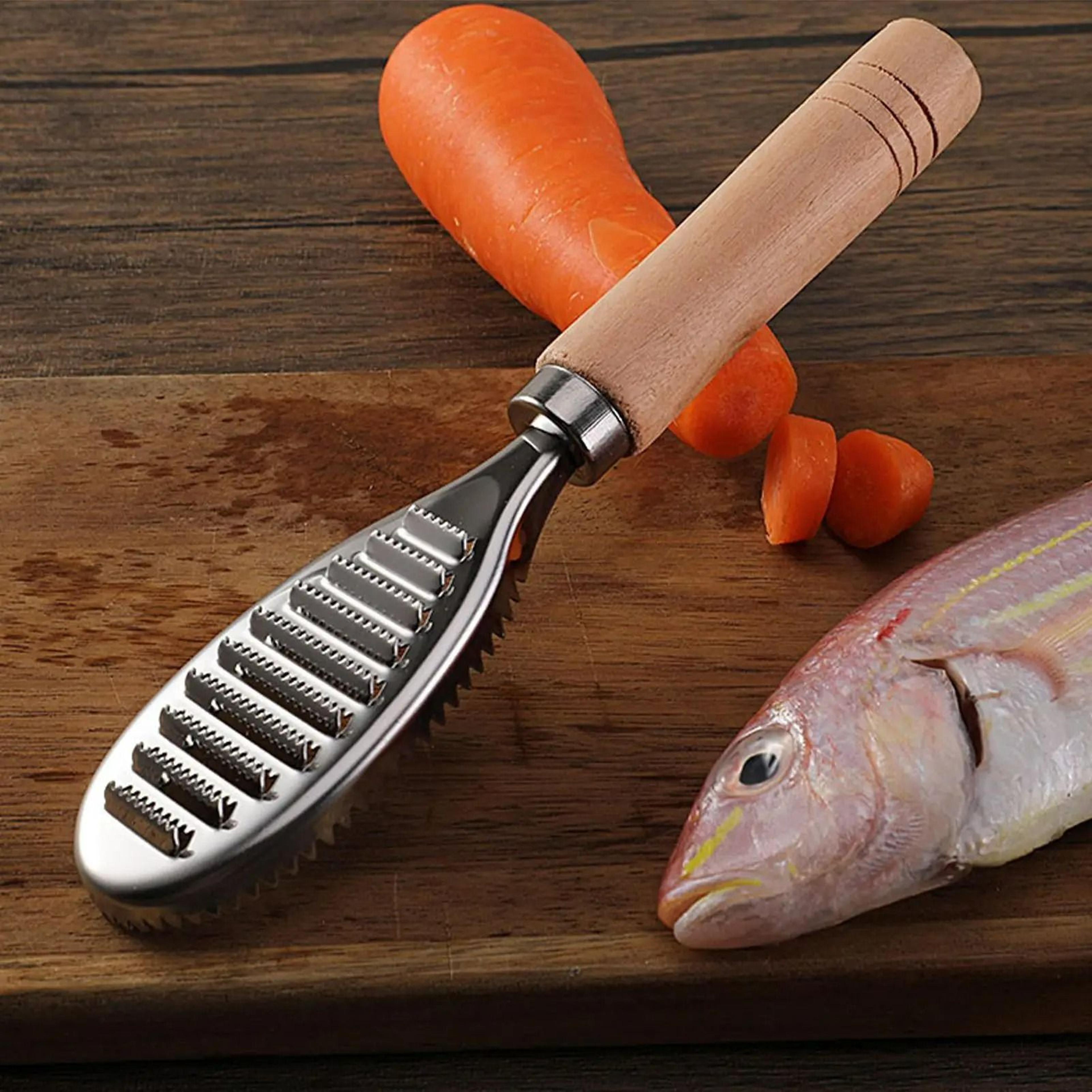 stainless steel fish scaler remover and cleaner