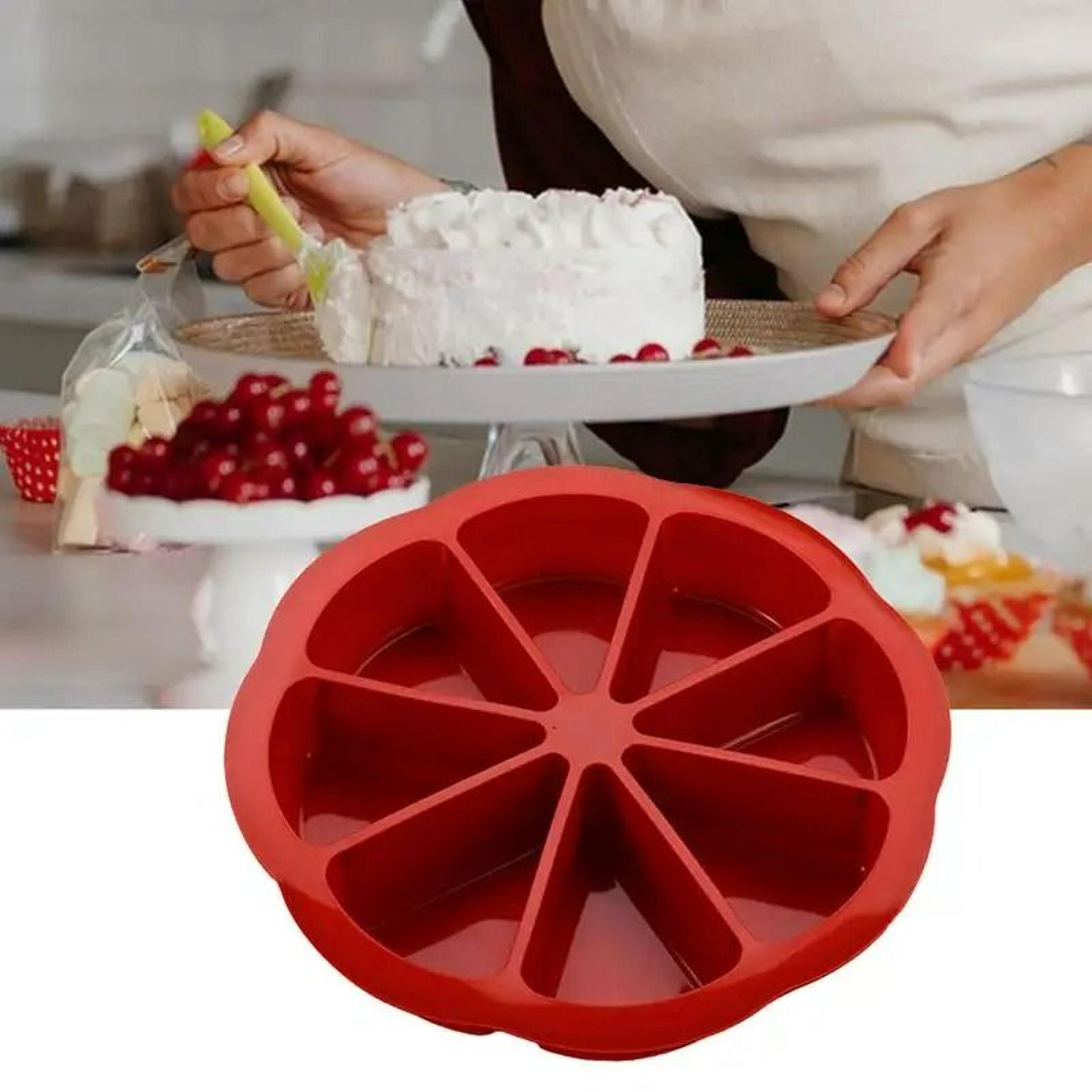 8-triangle cavity silicone baking mold