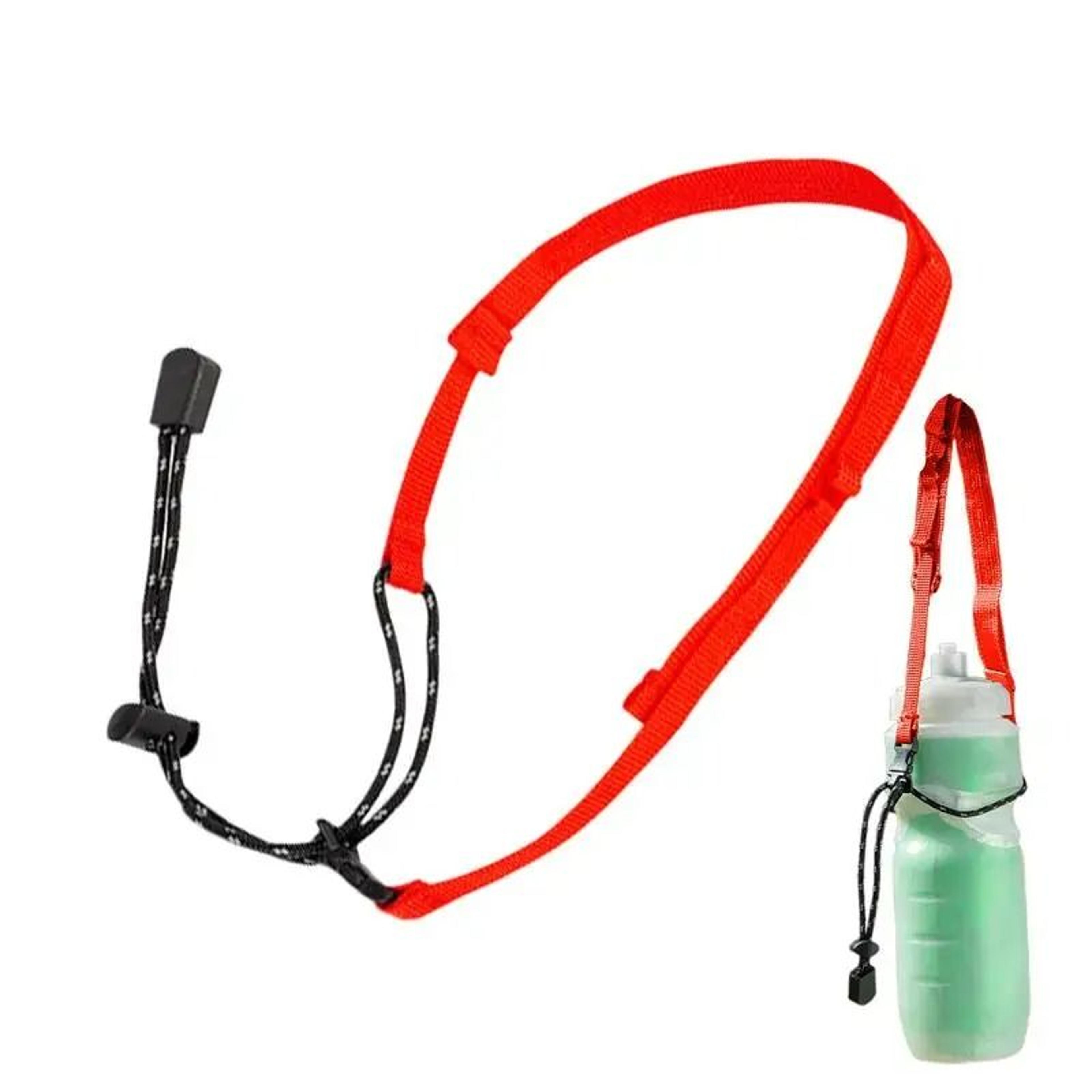 adjustable water bottle shoulder strap carrier