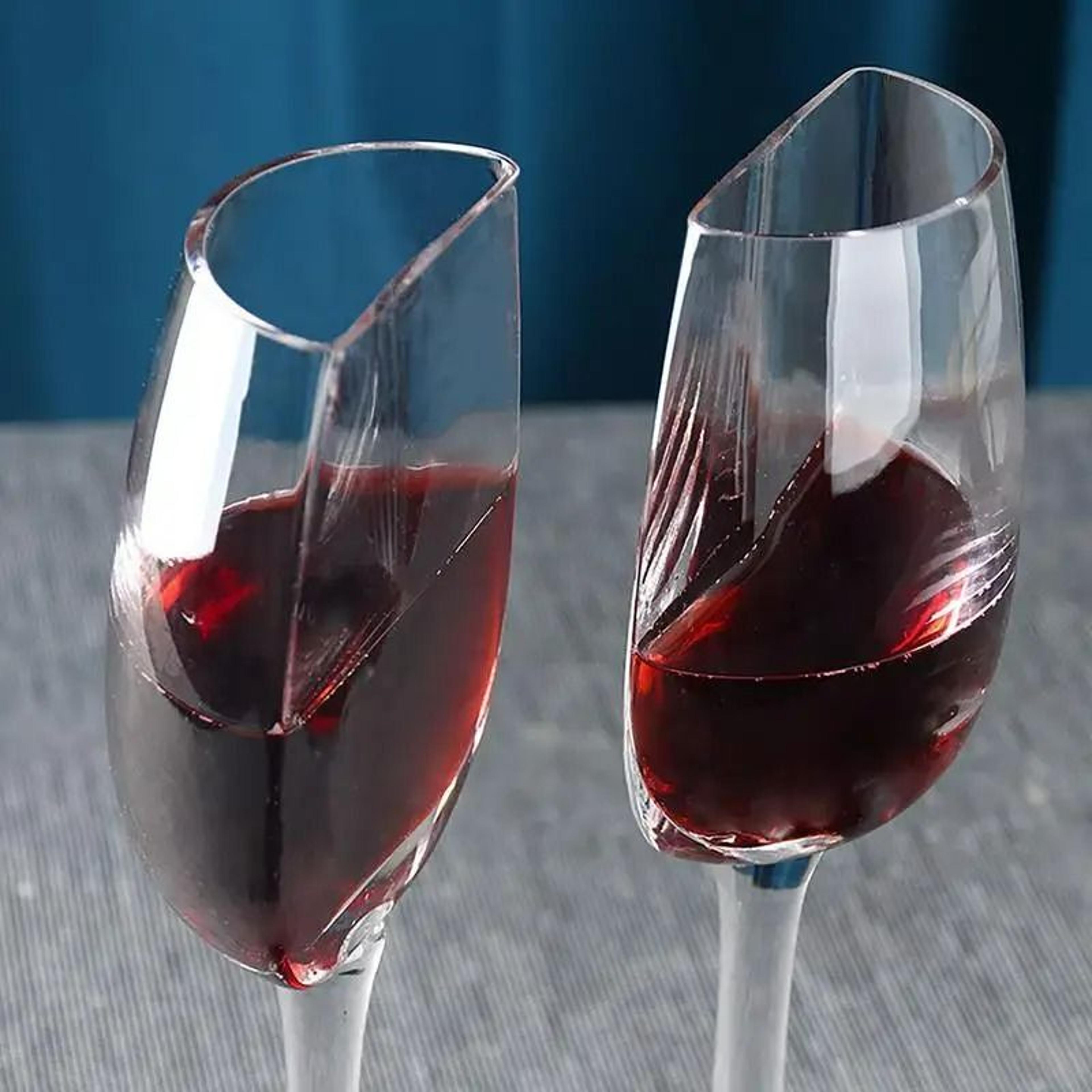 vintage crystal glass wine goblet (4.7 oz)