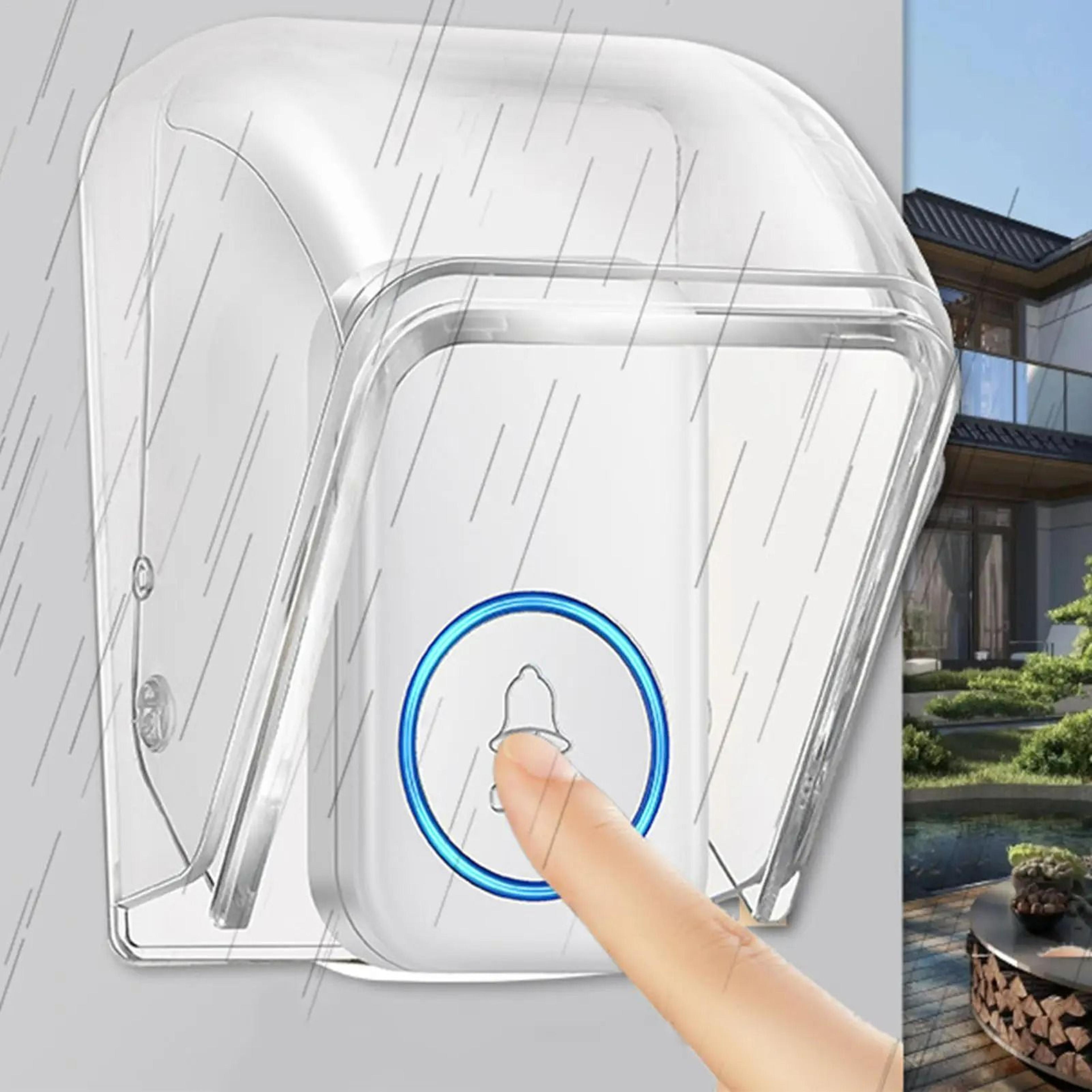 transparent waterproof outdoor doorbell cover