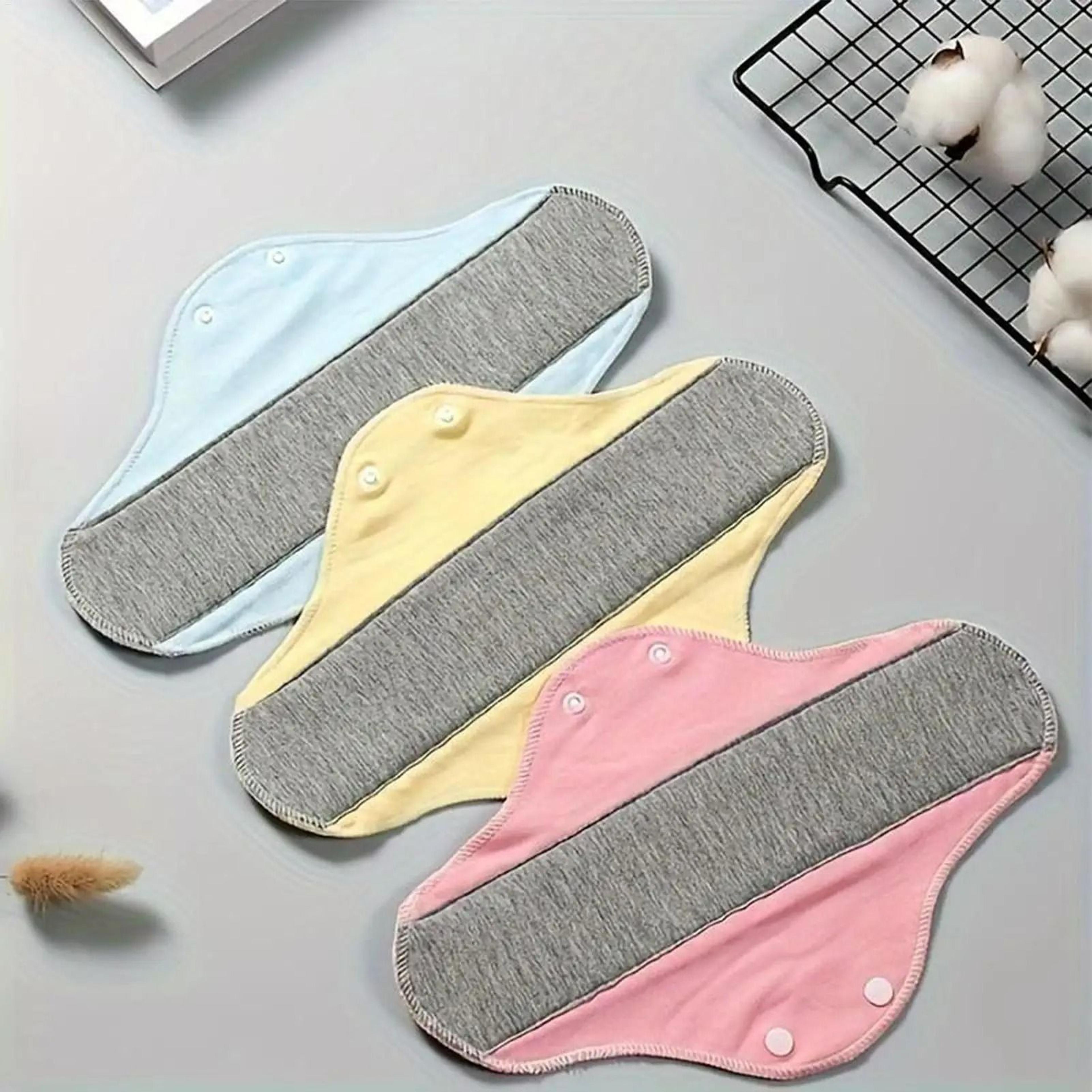 reusable washable cloth period pads (6 pieces)