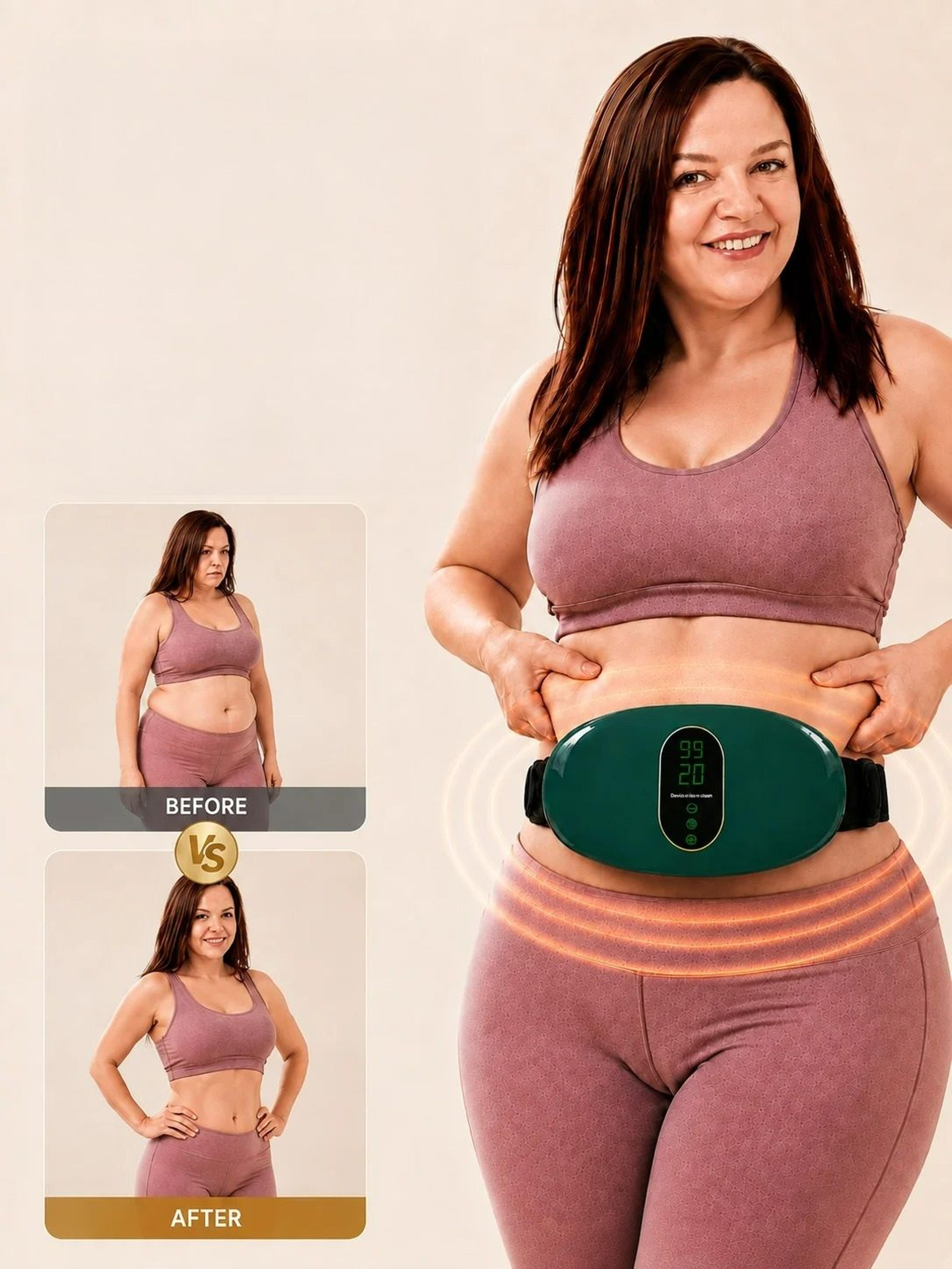 electric abdominal body shaping & massage belt