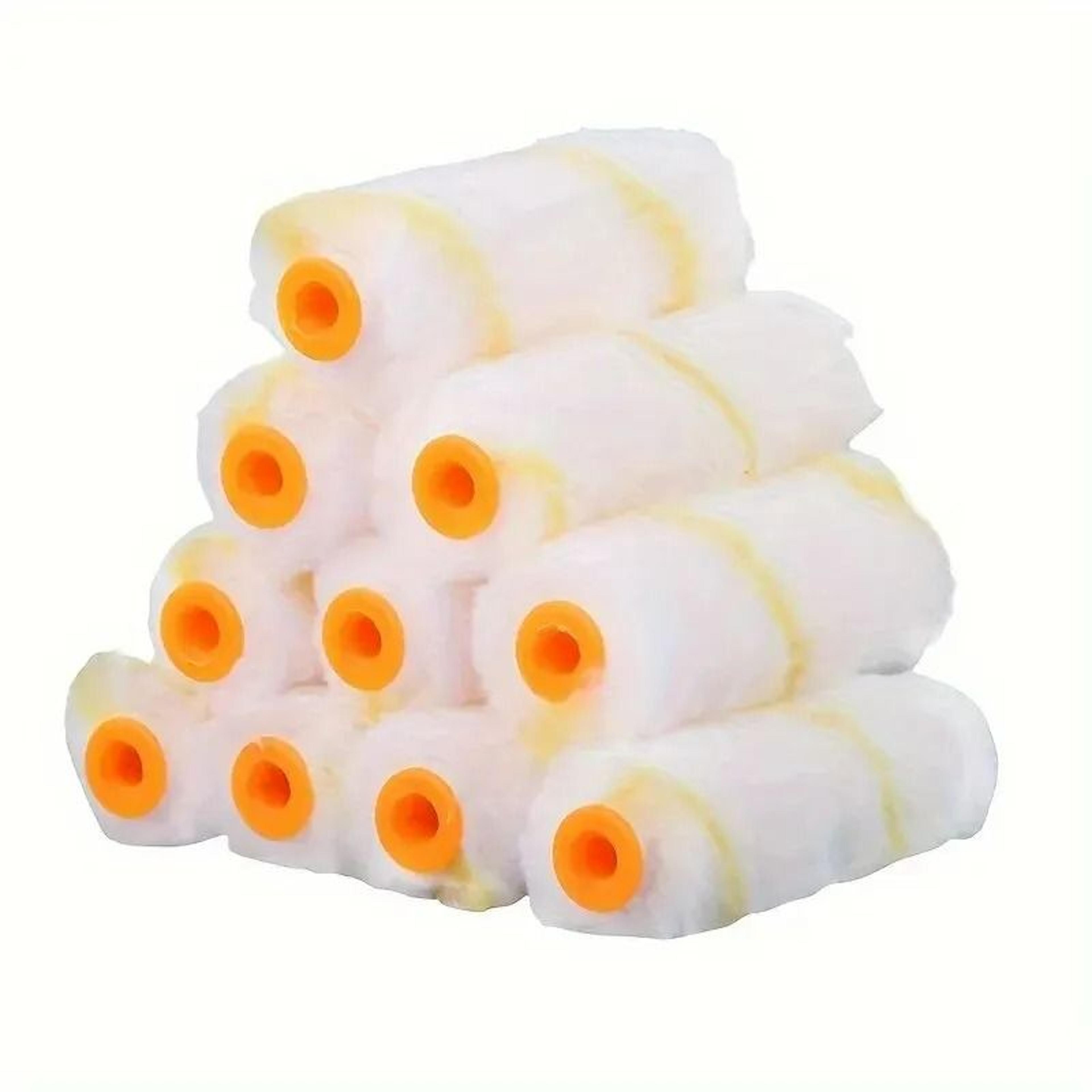 dense bristle latex paint roller set (10 pack)